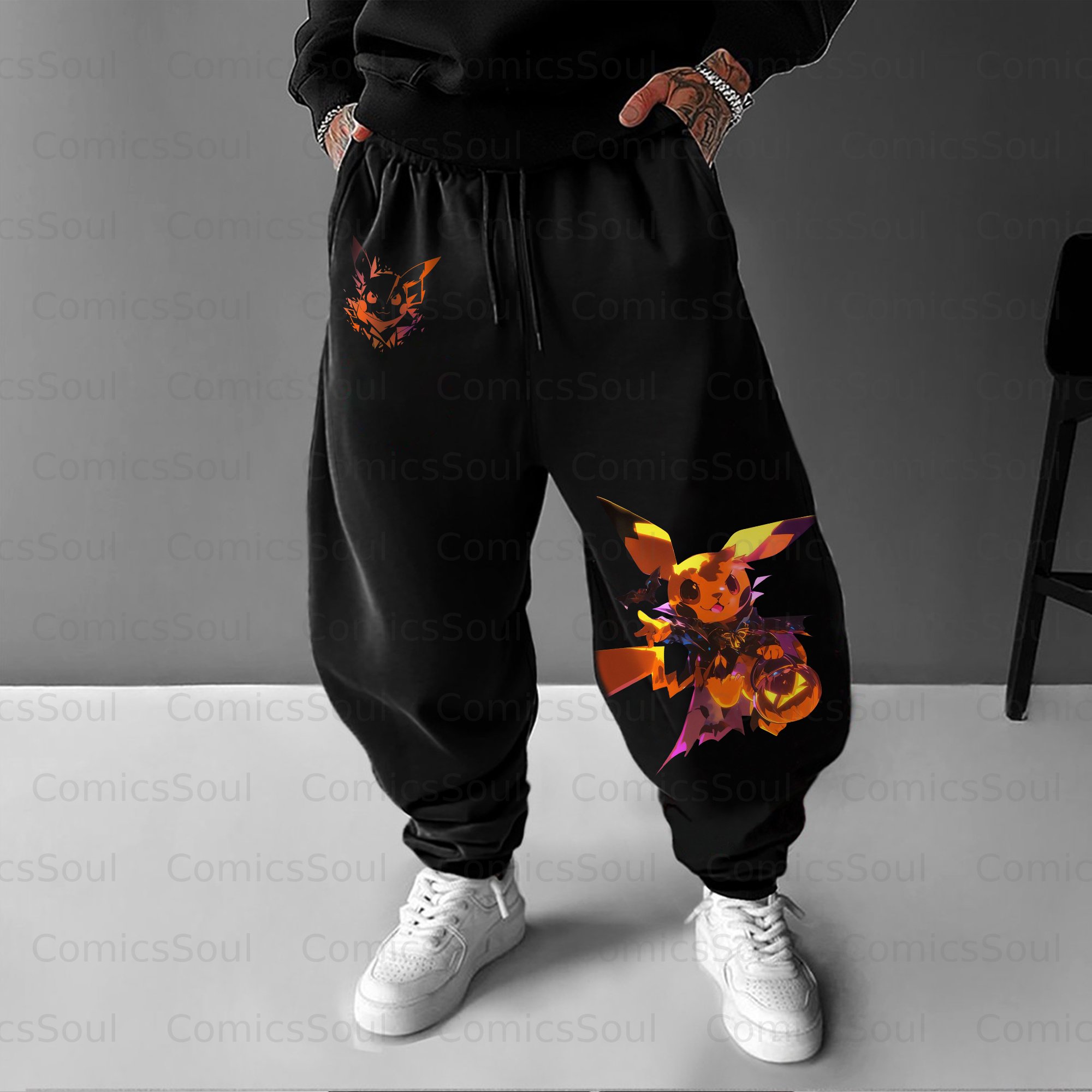 Unisex Halloween Anime Inspired Vintage Pants
