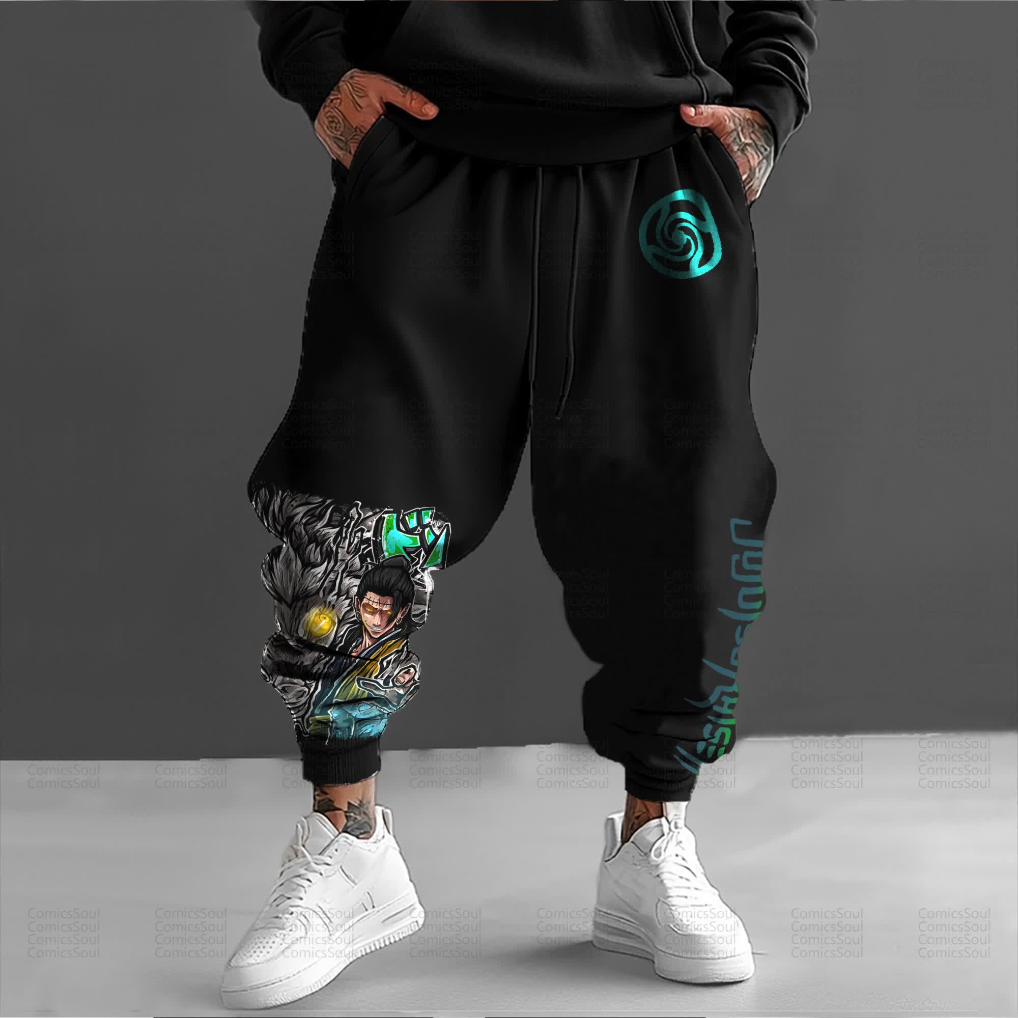 Unisex Anime Inspired Vintage Pants丨Comicssoul