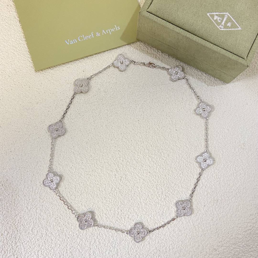 VCA Vintage Alhambra Necklace, 10 Motifs - Original Replica Club