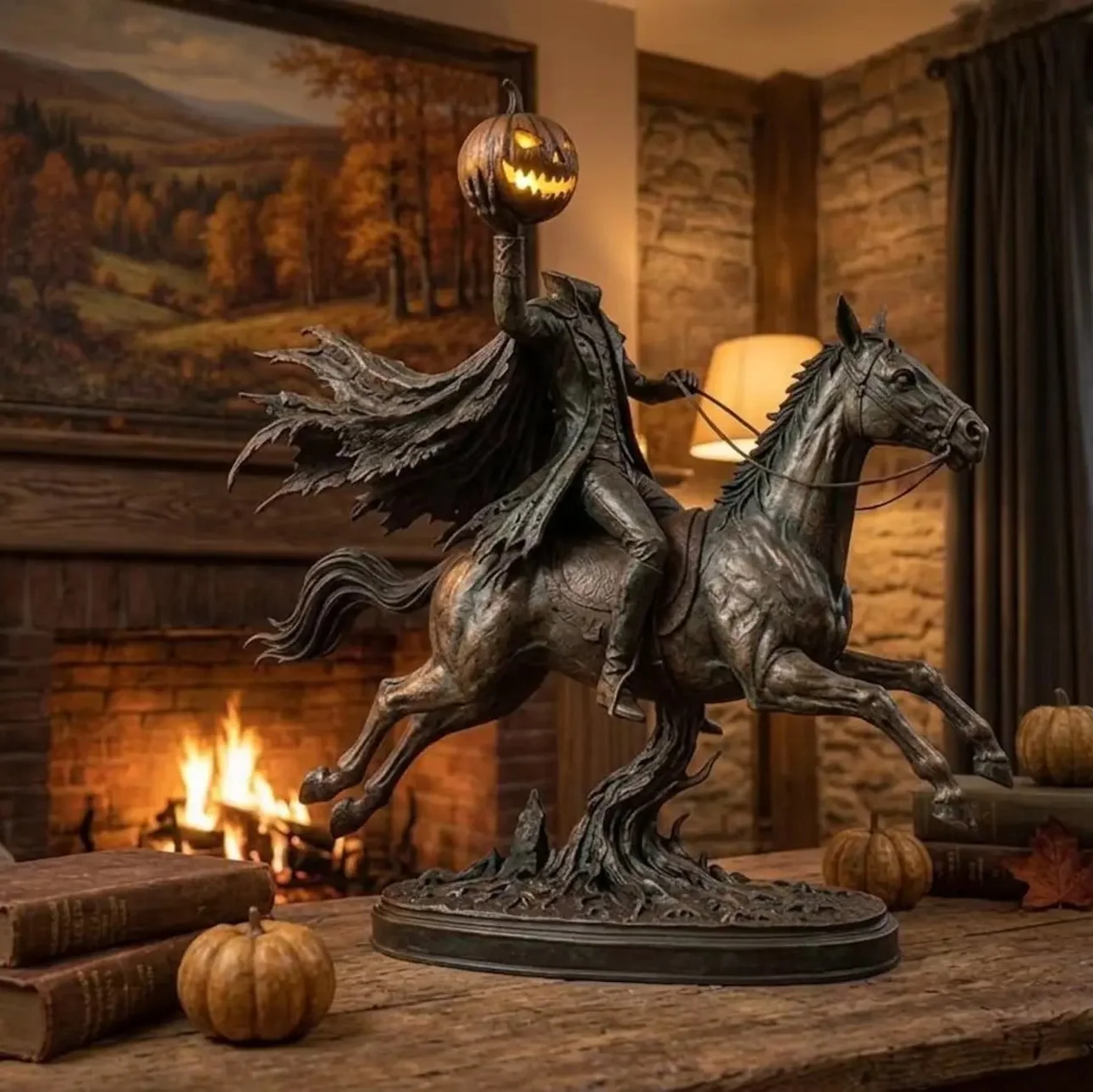 HollowRider™ Headless Horseman Statue