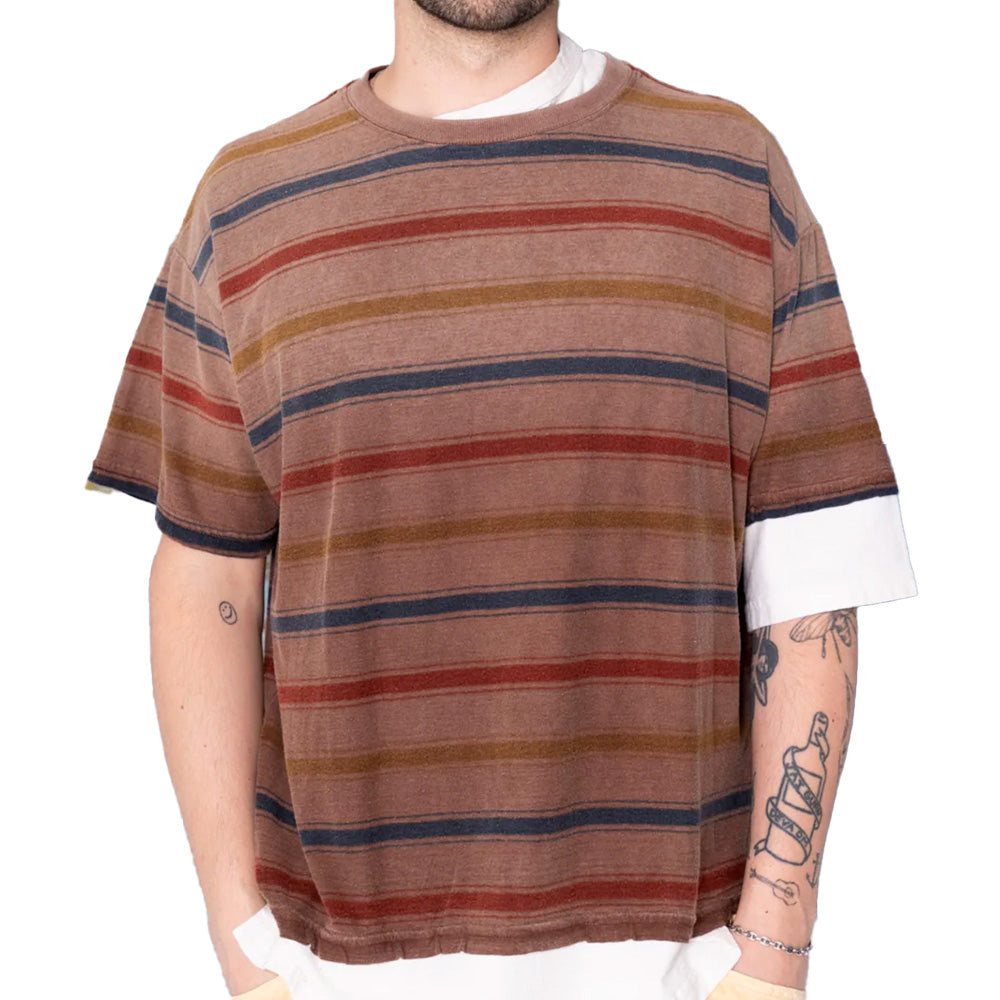 Dr Collectors - T-Shirt Double T - Marron Nuts