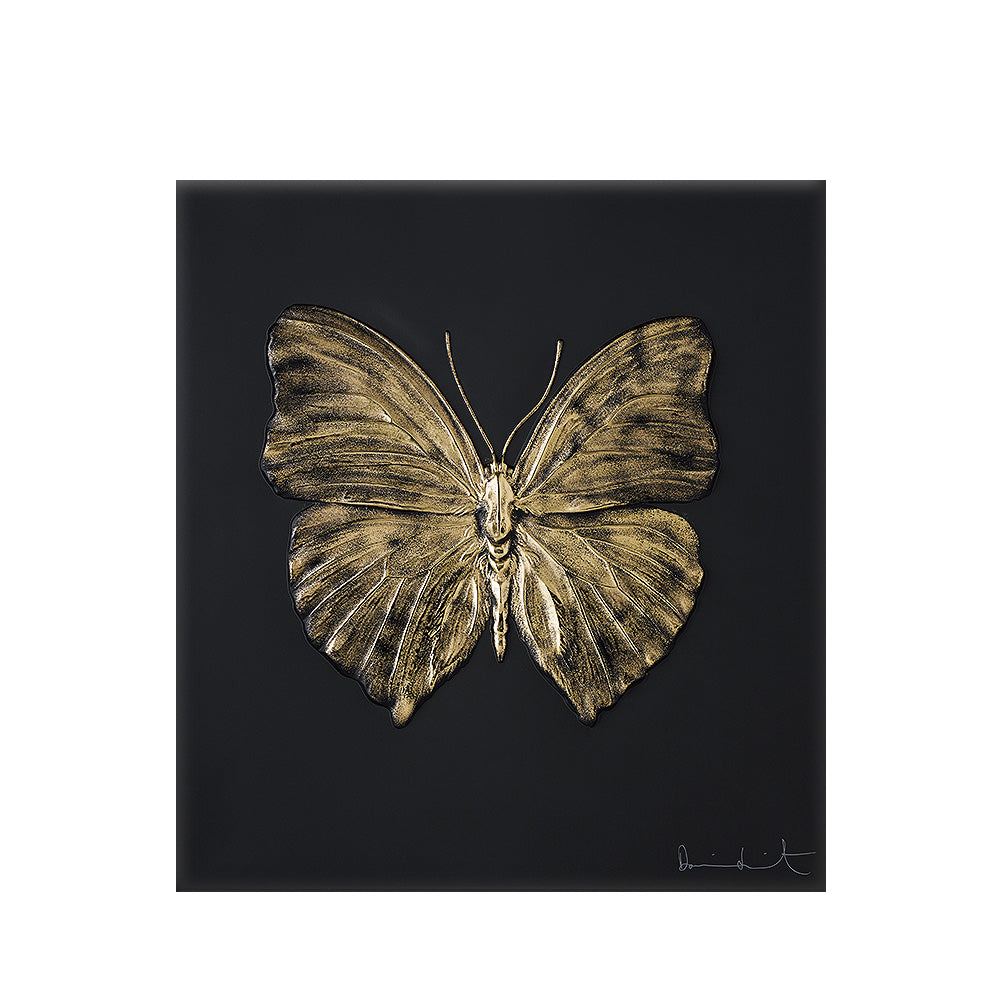 ETERNAL LOVE DAMIEN HIRST & LALIQUE 2015 - CRISTAL NOIR, TAMPONNÉ OR