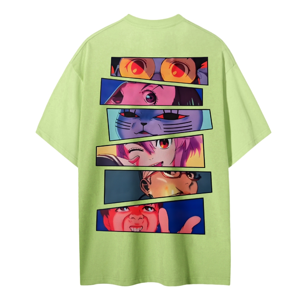 DANDADAN Cotton Unisex Round Neck Anime T-shirt TeeThreads Sustain the Scene with Custom Apparel