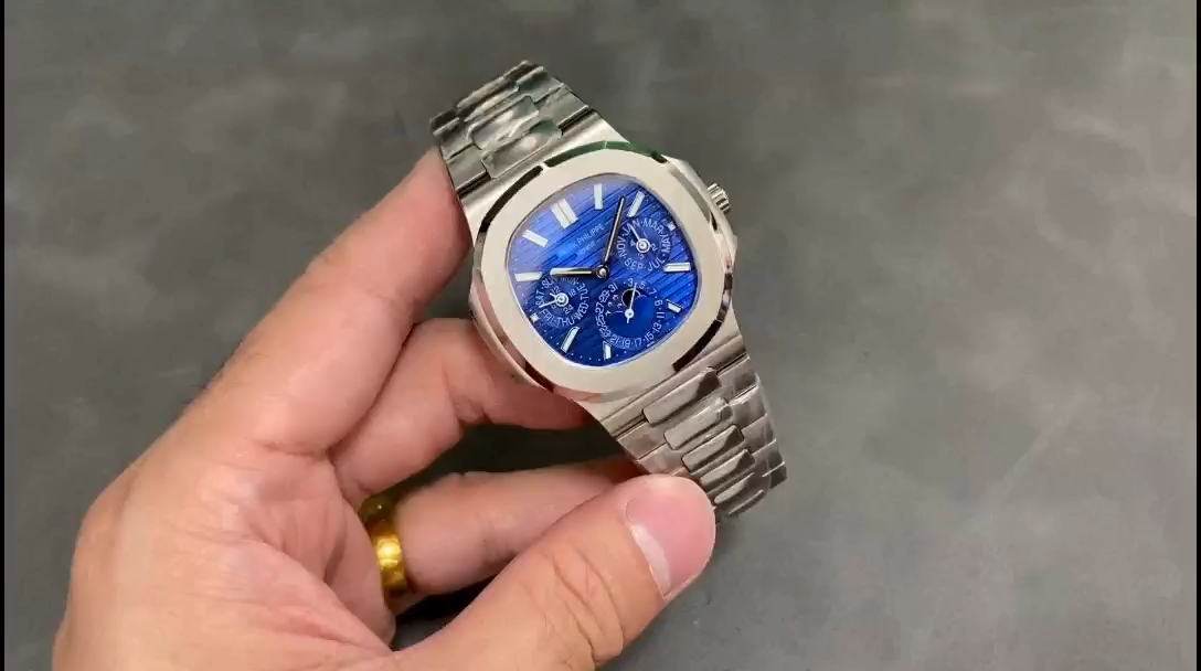 Patek Philippe Nautilus Perpetual Calendar White Gold Blue Dial 5740 1G 001 40mm