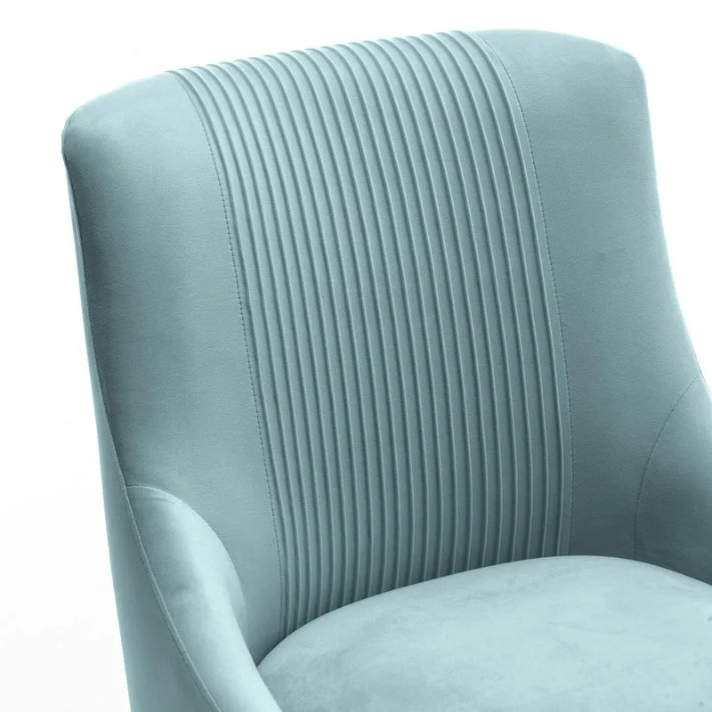 SEYNAR Set of 6 Modern Glam Boucle Velvet Dining or Vanity Chairs with Rear Handle
