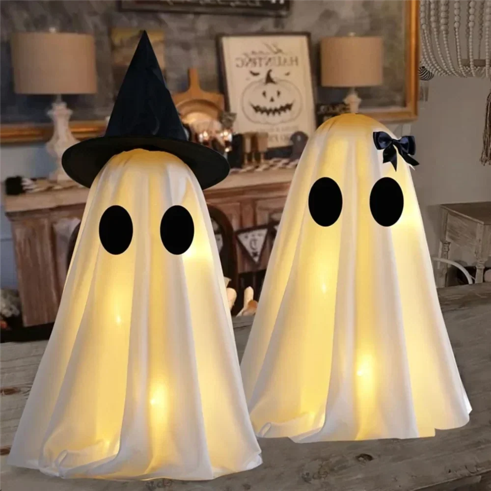 2-Piece Halloween Ghost Figurine Set - Image 3 2-Piece Halloween Ghost Figurine Set - Image 3