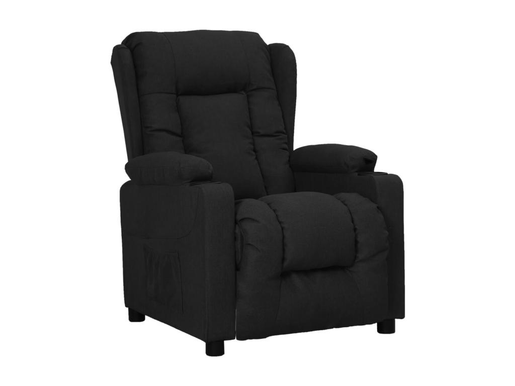 Sillón elevable tela negro