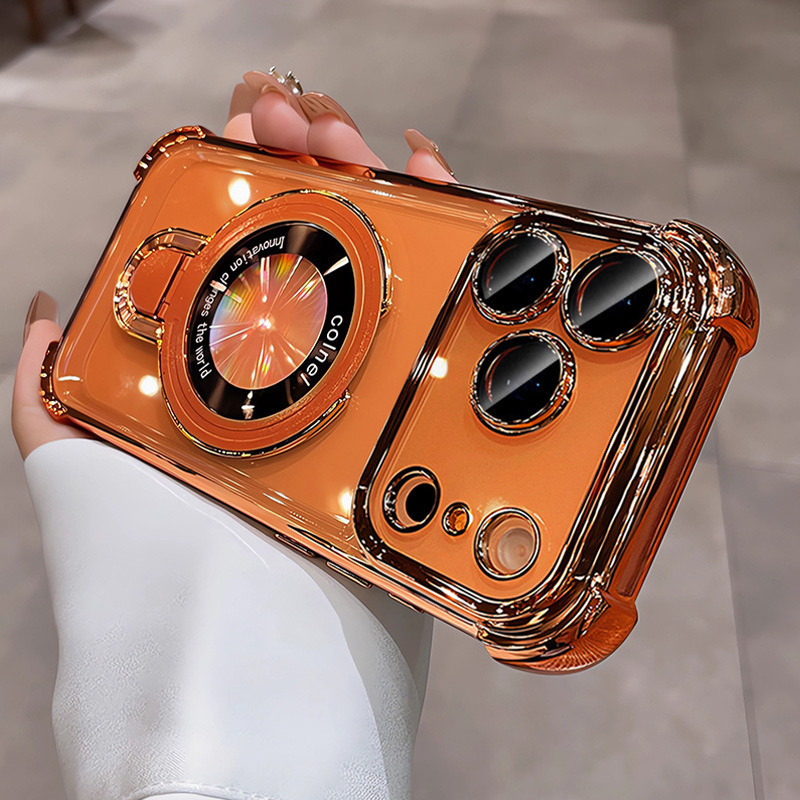 Airbag Ring Stand Case: Fits iPhone 17 to XR/XS 📱💥 (All Models Covered!)
