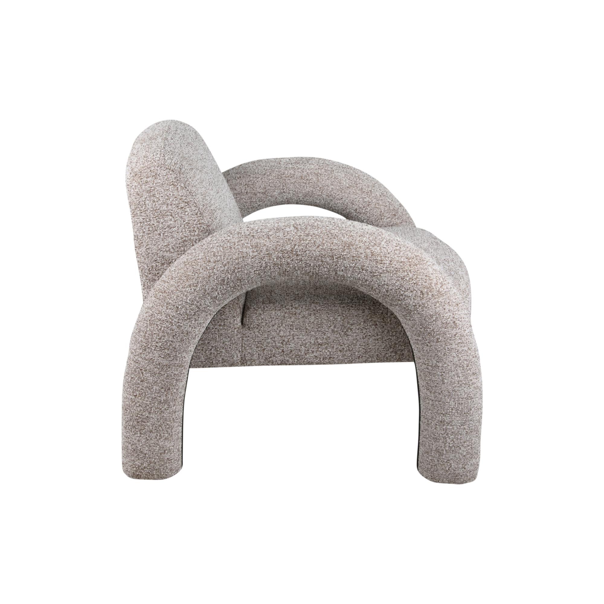 Leitmotiv Stoel Brazo Melange - Groen - 88x74x74cm