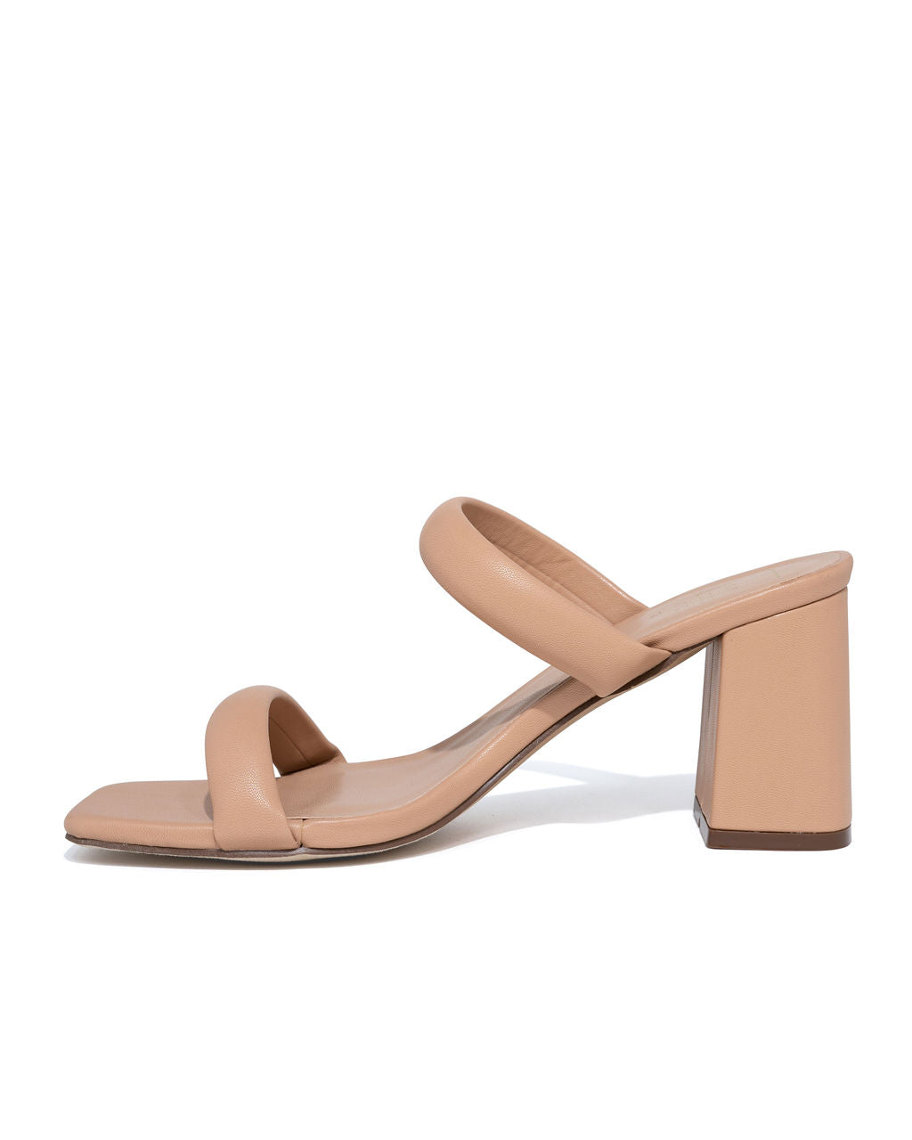 Schena Square Toe Heeled Sandal - Nude - FINAL SALE - Se7enfashion