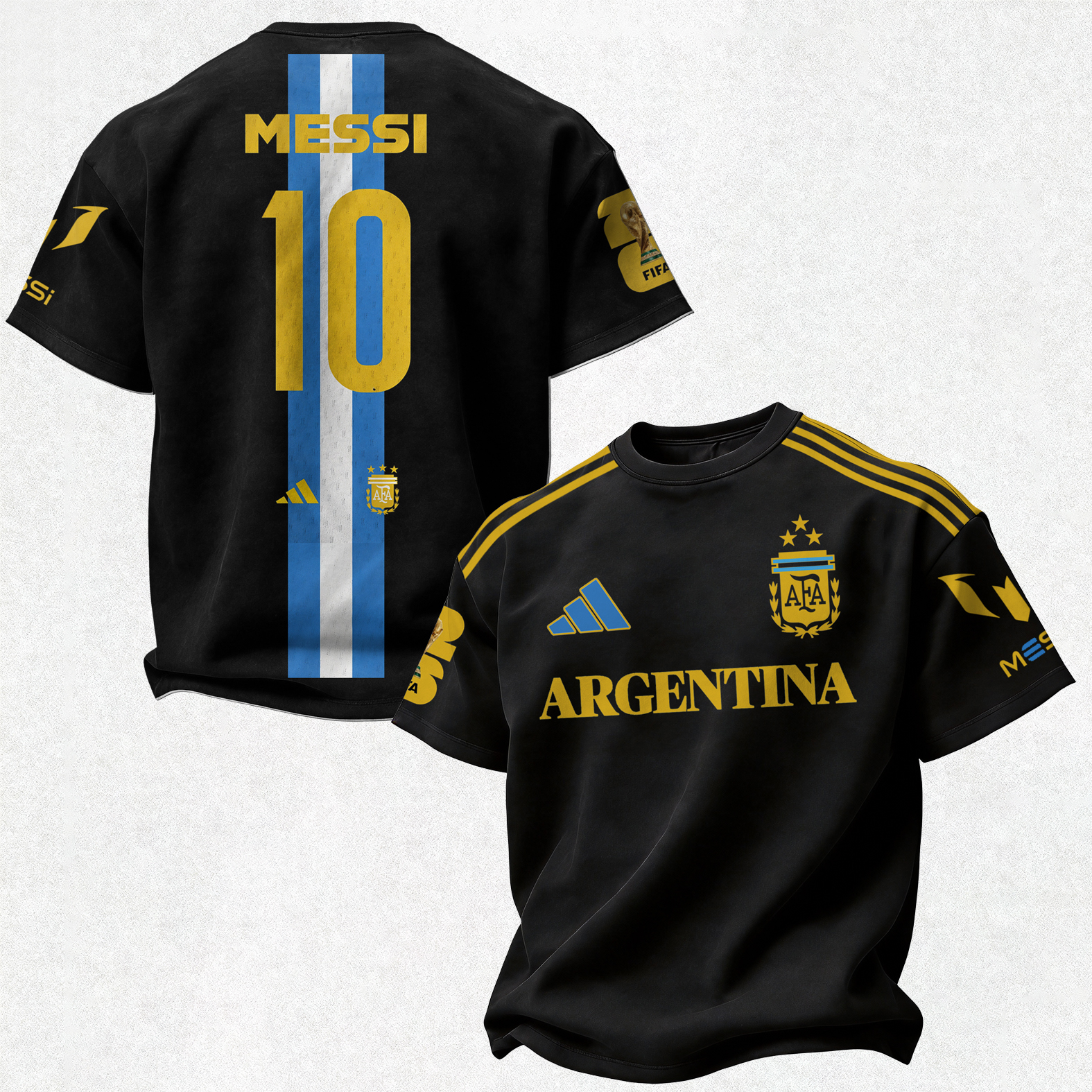 Football Star 10 Printed Oversized Unisex T-shirt