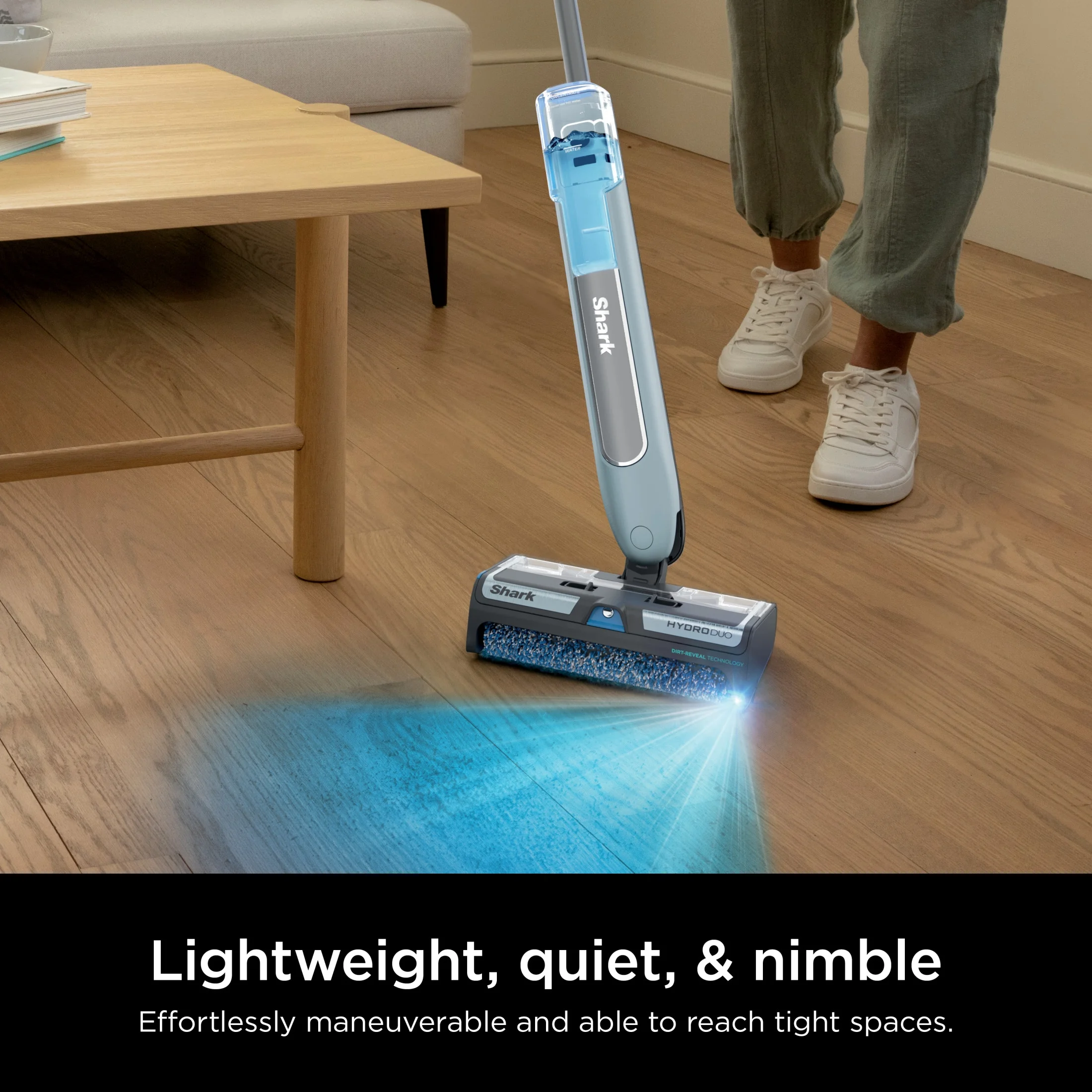 Shark? HydroDuo with Dirt-Reveal Technology, Cordless, Hard Floor Cleaning System, Wet & Dry Debris Pickup, Mop & Scrubs All at Once, Hardwood, Tile, Laminate Floors, WW200 - Image 7