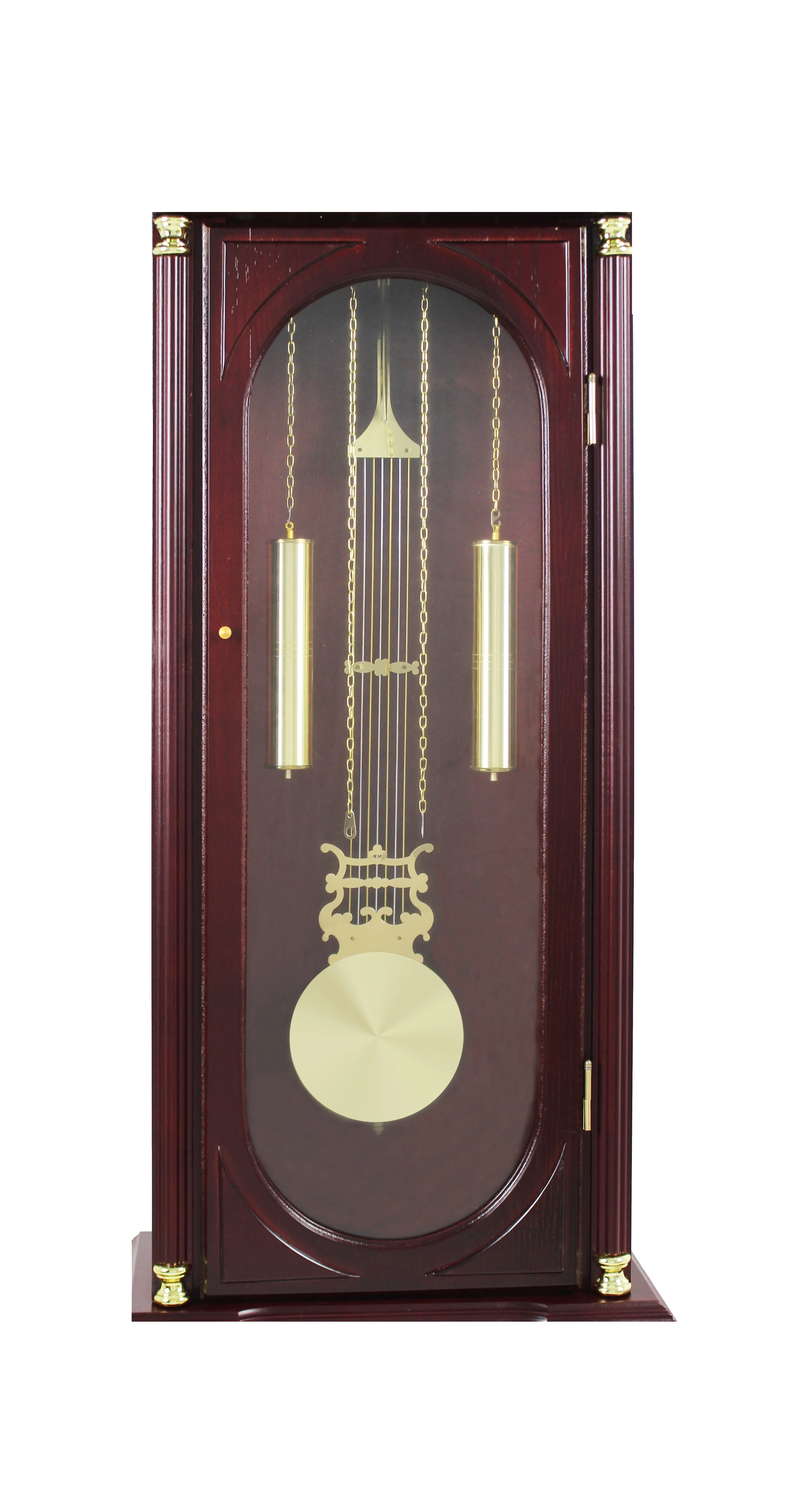 72" Floor Standing Grandfather Clock in Cherry Finish - Image 4