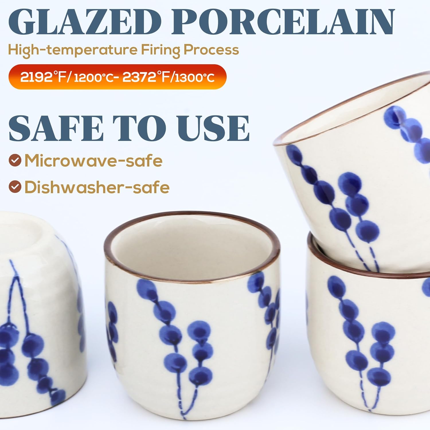 Ceramic Sake Set, 5pcs Japanese Saki Set with 1 Sake Carafe 4 Sake Cups, Saki Cup Set as Gift for Sake Japanese Wine/Hanzo Sake/Soju/Sake Drink/Saki Drink/Tea (Pompon)