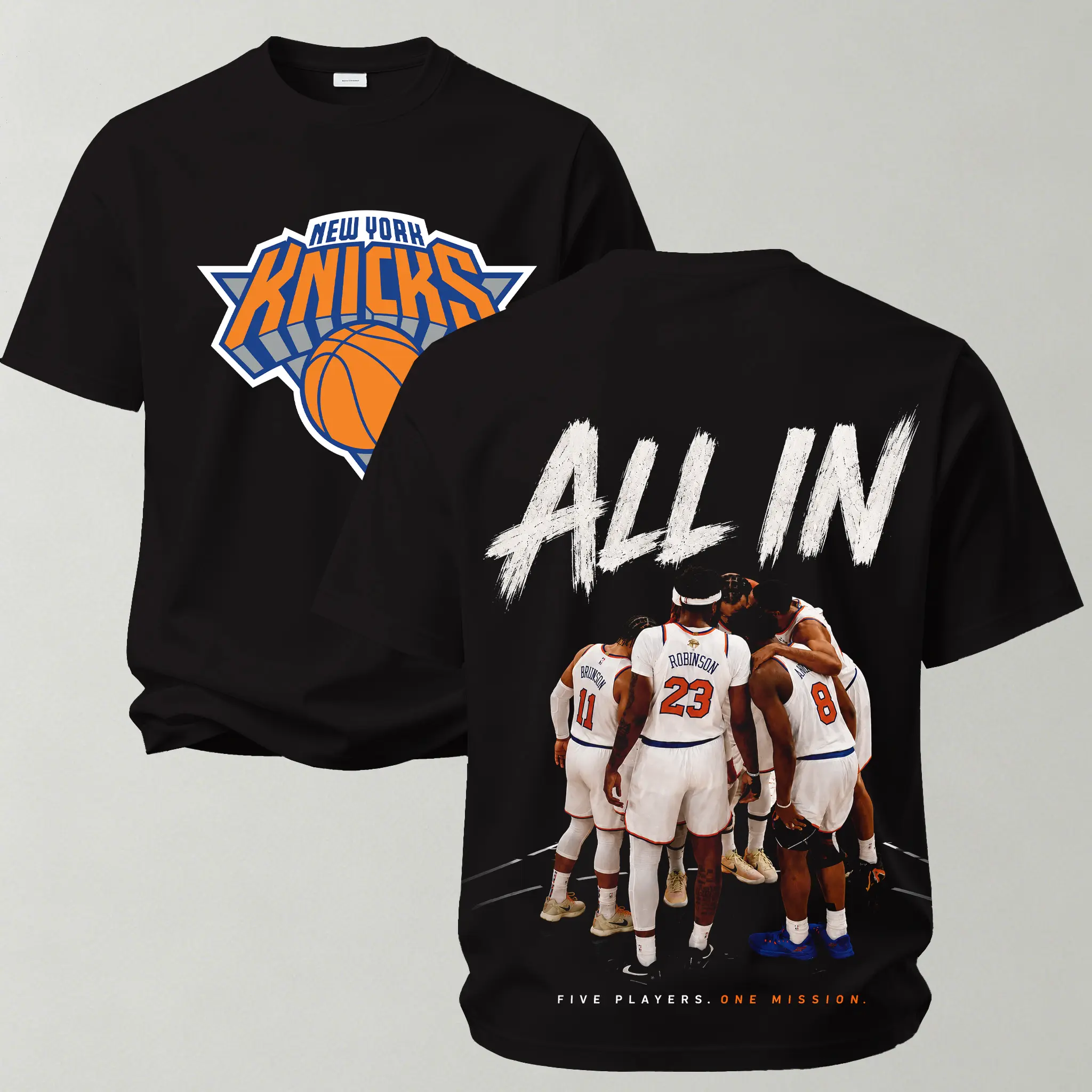 New York Knicks All In Printed Unisex Oversized T-shirt