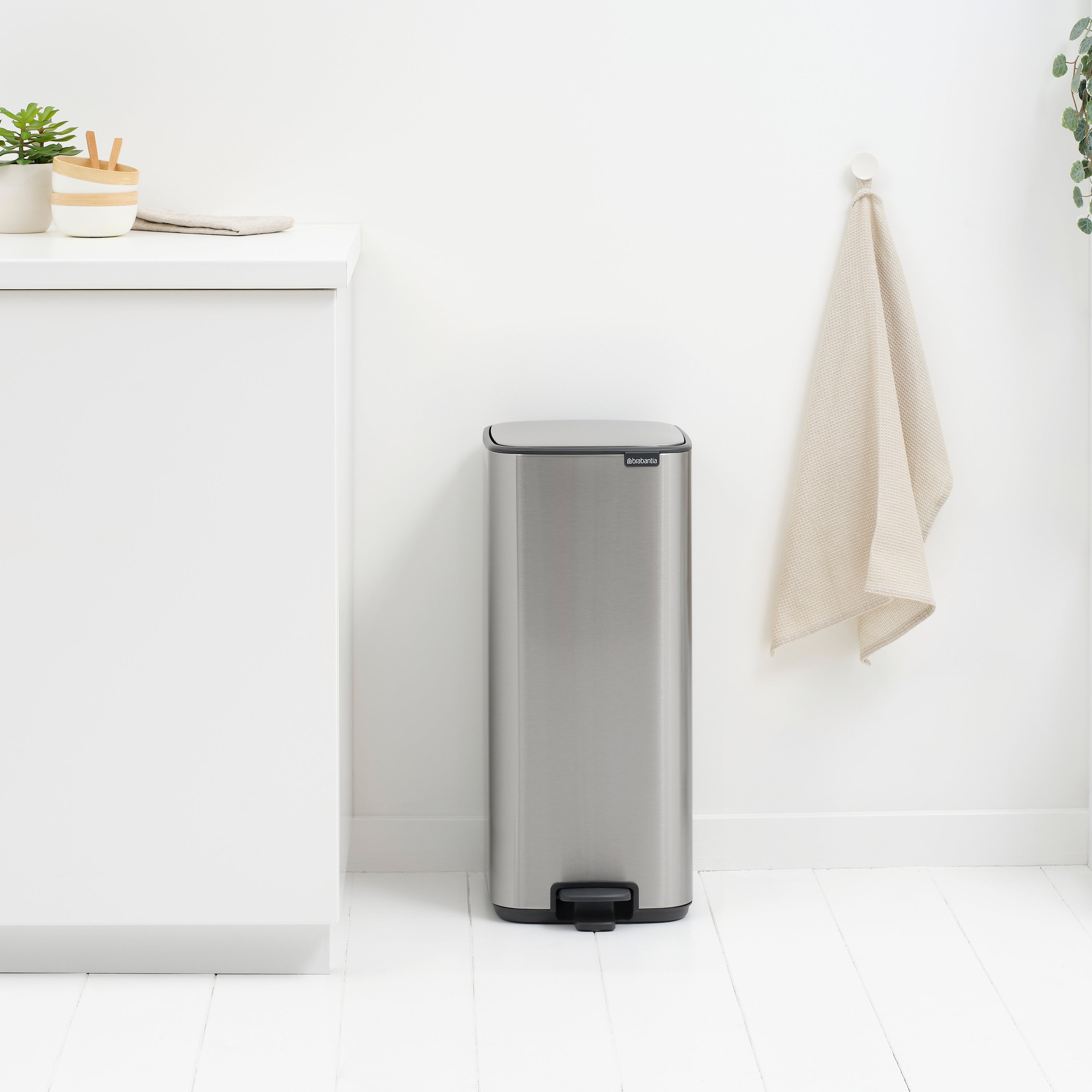 Brabantia Bo Pedaalemmer 30 L - Matt Steel