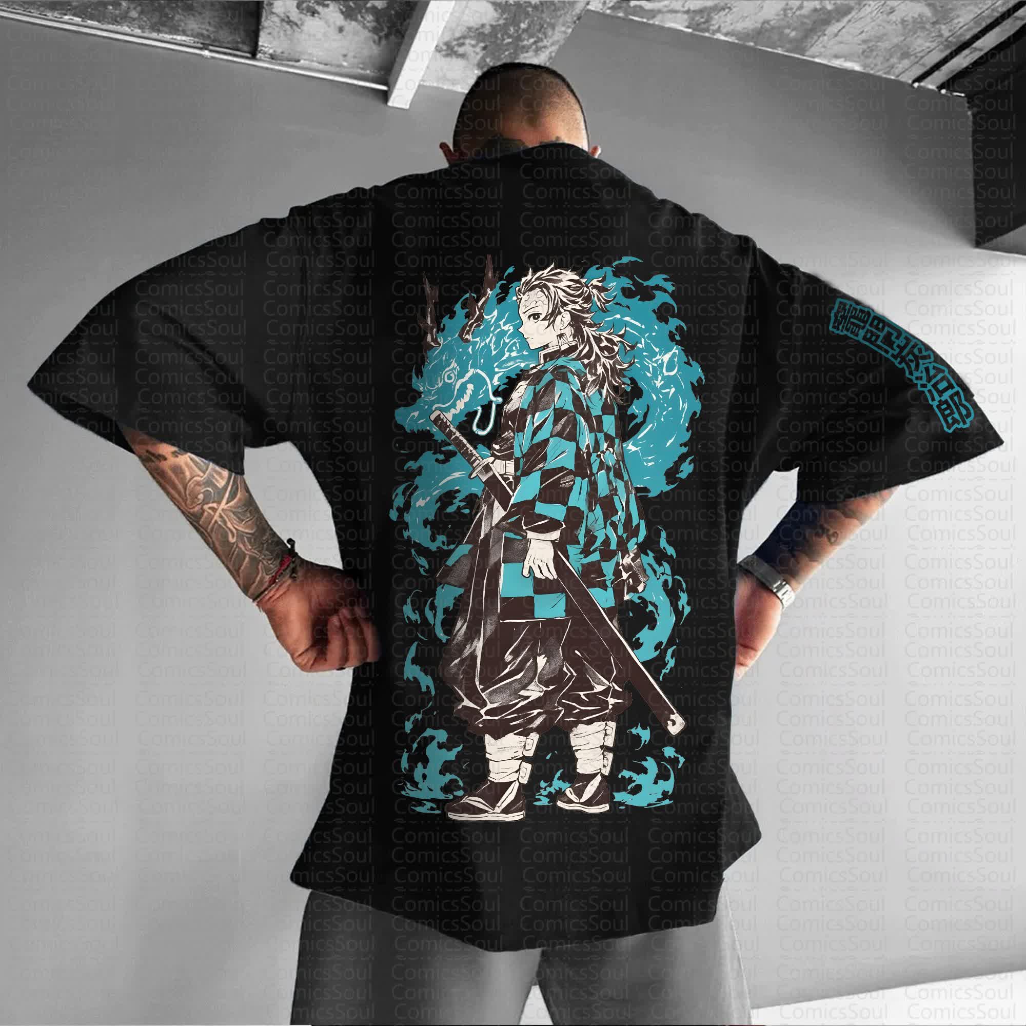 Unisex Anime Inspired Vintage T-Shirt丨Comicssoul