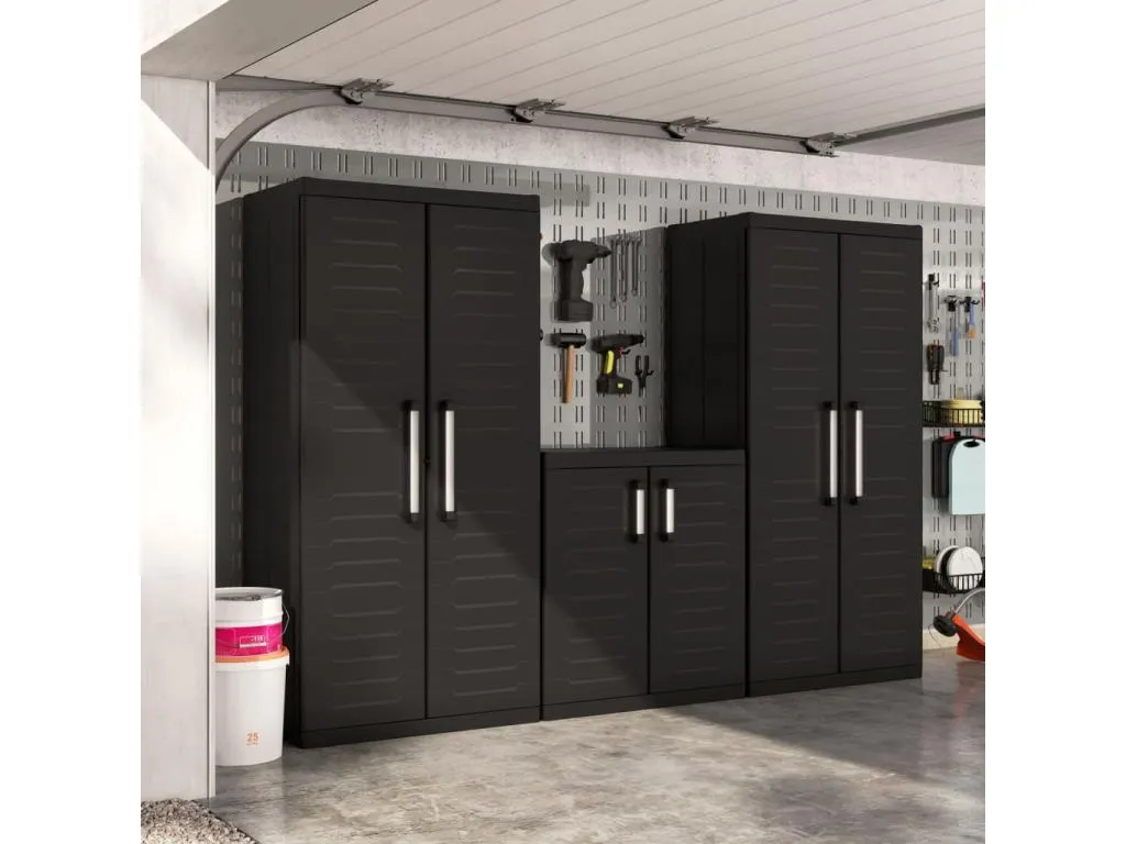 Base de armario de almacenamiento Detroit XL negro HNUK32703