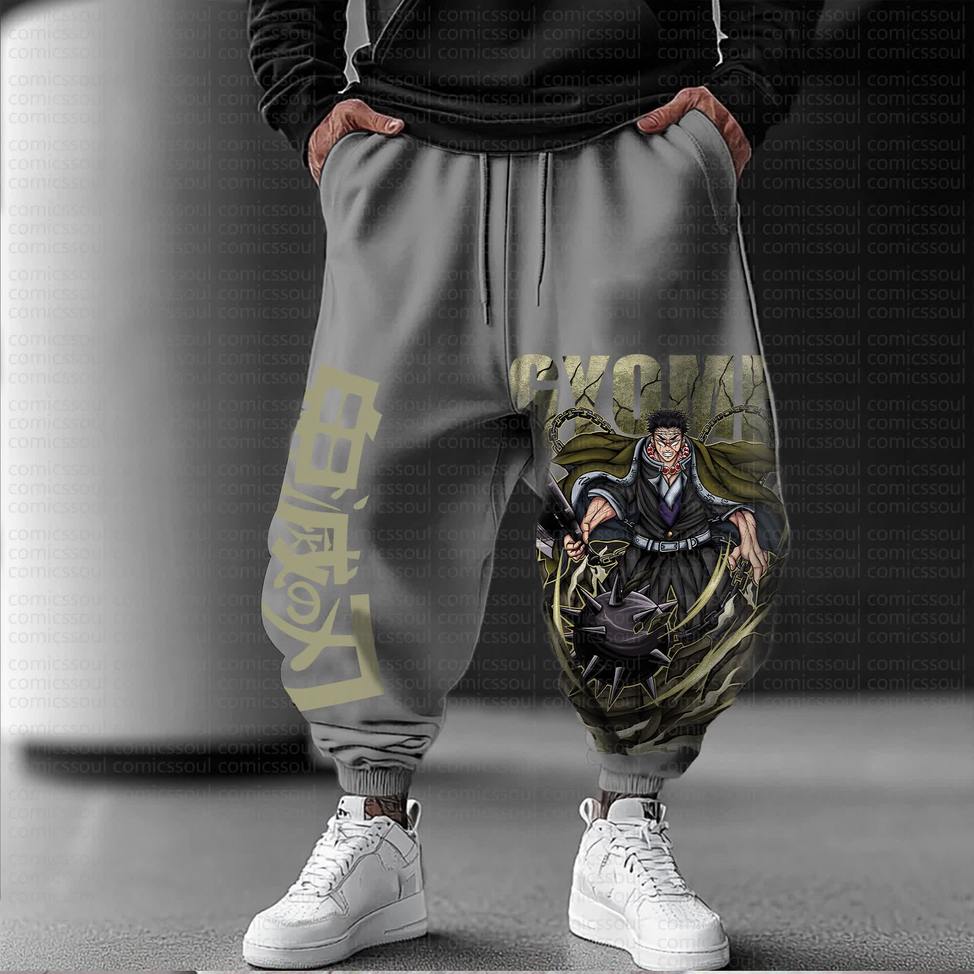 Unisex Anime Inspired Vintage Pants丨Comicssoul