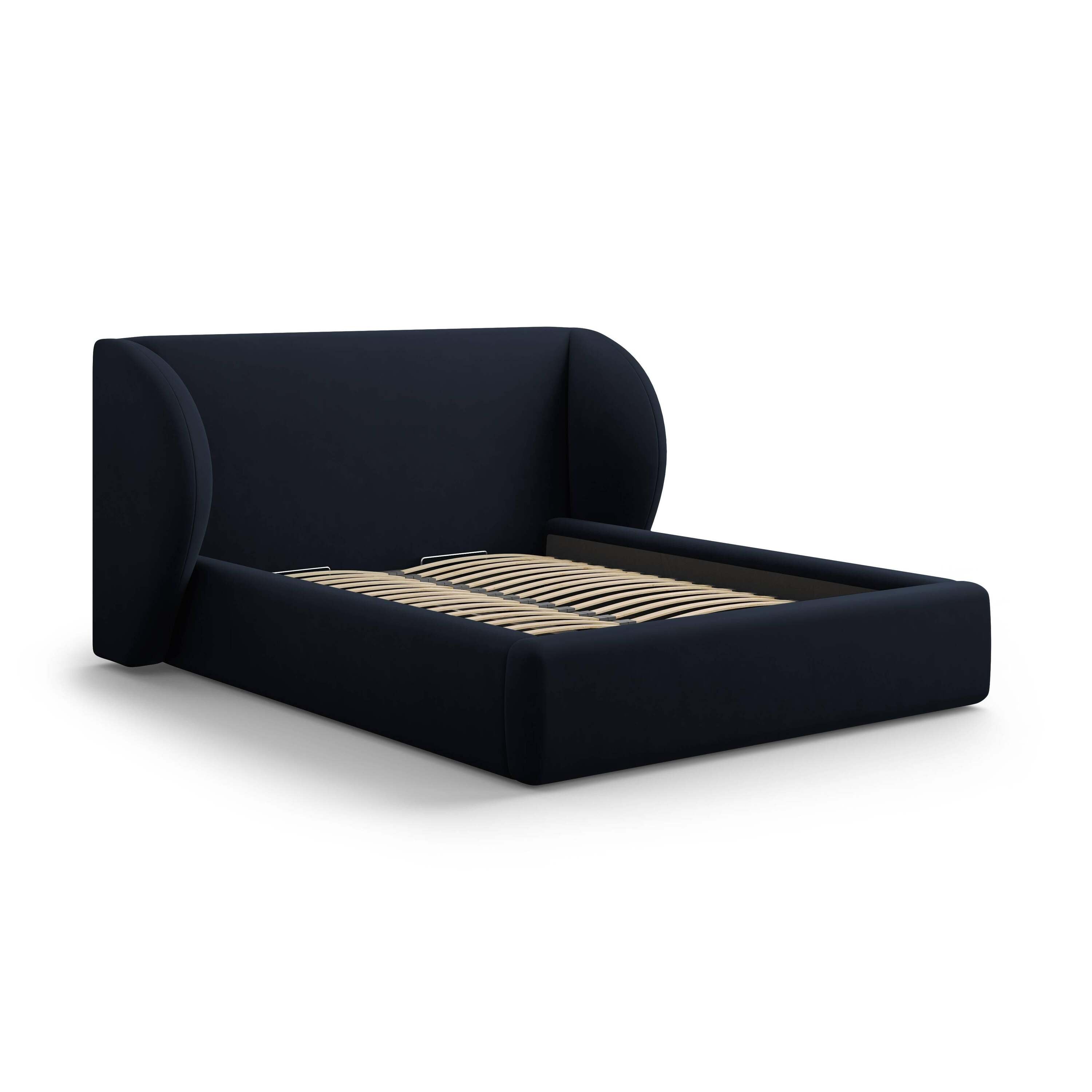 Micadoni Bedframe Miley met Opbergruimte - 160 x 200 cm - Fluweel - Do
