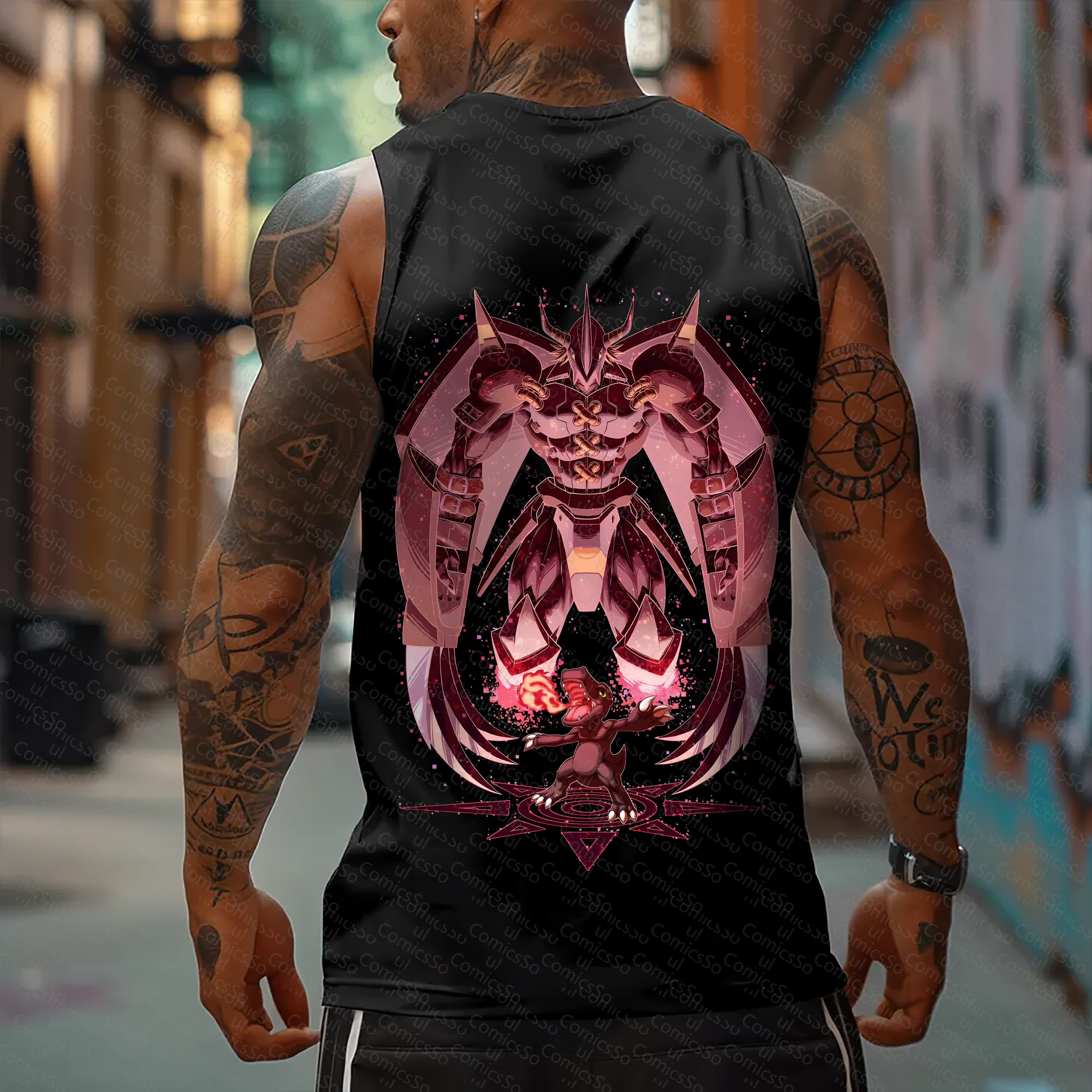 Unisex  “Comicssoul” Casual Anime  Tank Top