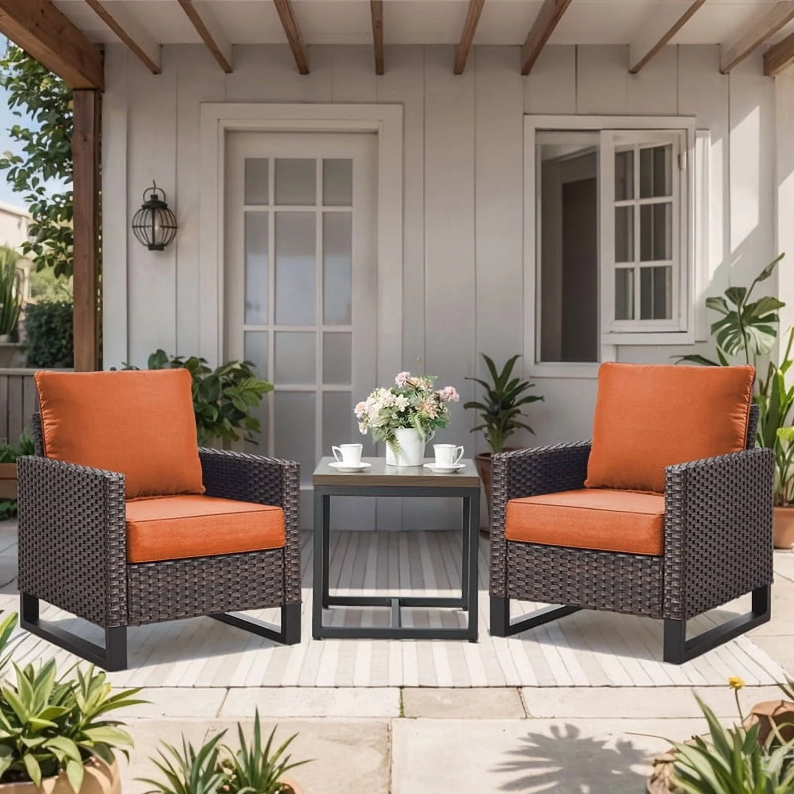 Bellefurn Outdoor Deep Seat Cushion 24 X 24 X 6 inch for Patio Furniture,Outdoor Chair Cushions Waterproof & Fade Resistant Patio Furniture Cushions for Wicker Chair, Sofa, Couch - Image 43