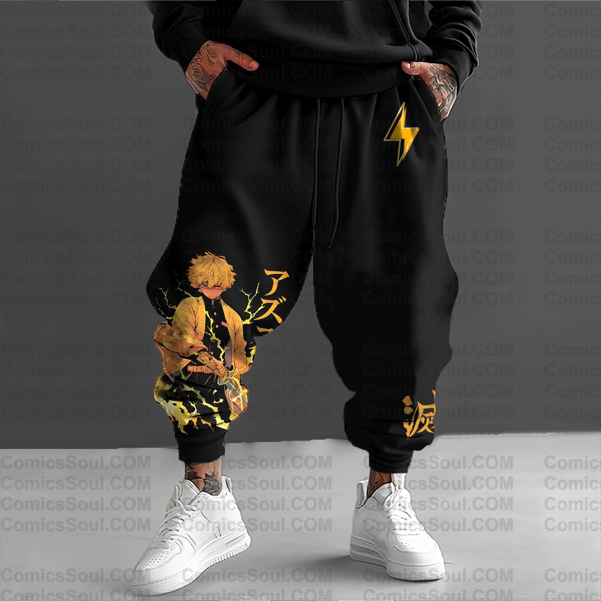 Unisex Anime Inspired Vintage Pants丨Comicssoul