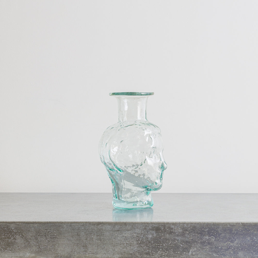 Vase tête Roma - Transparent