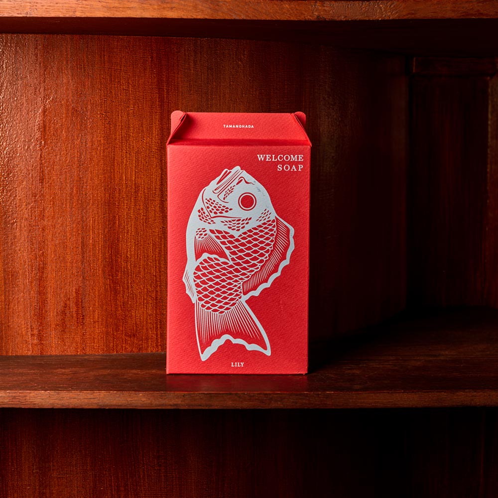 Savon poisson - Blanc