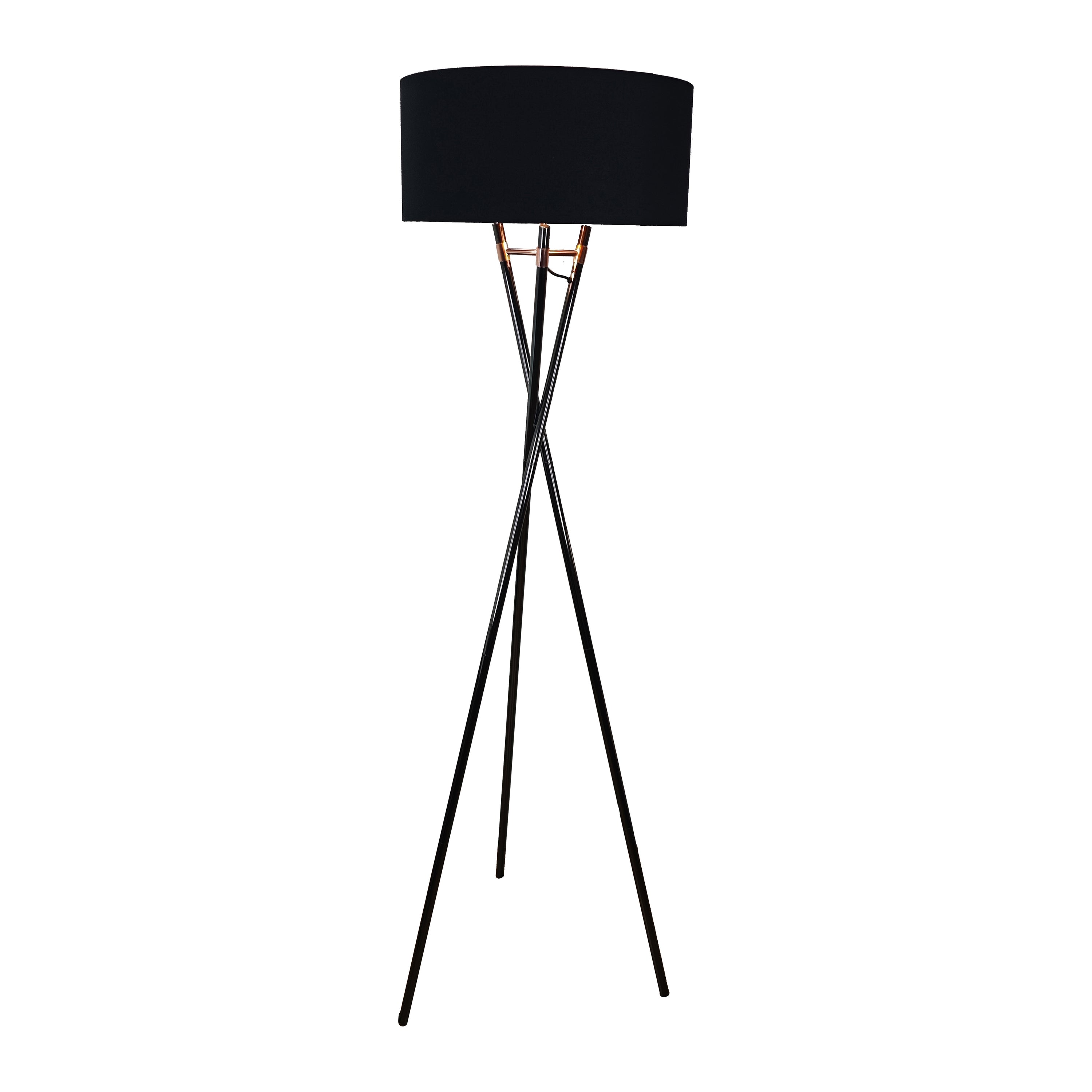 Blokker Rivel Vloerlamp - Zwart