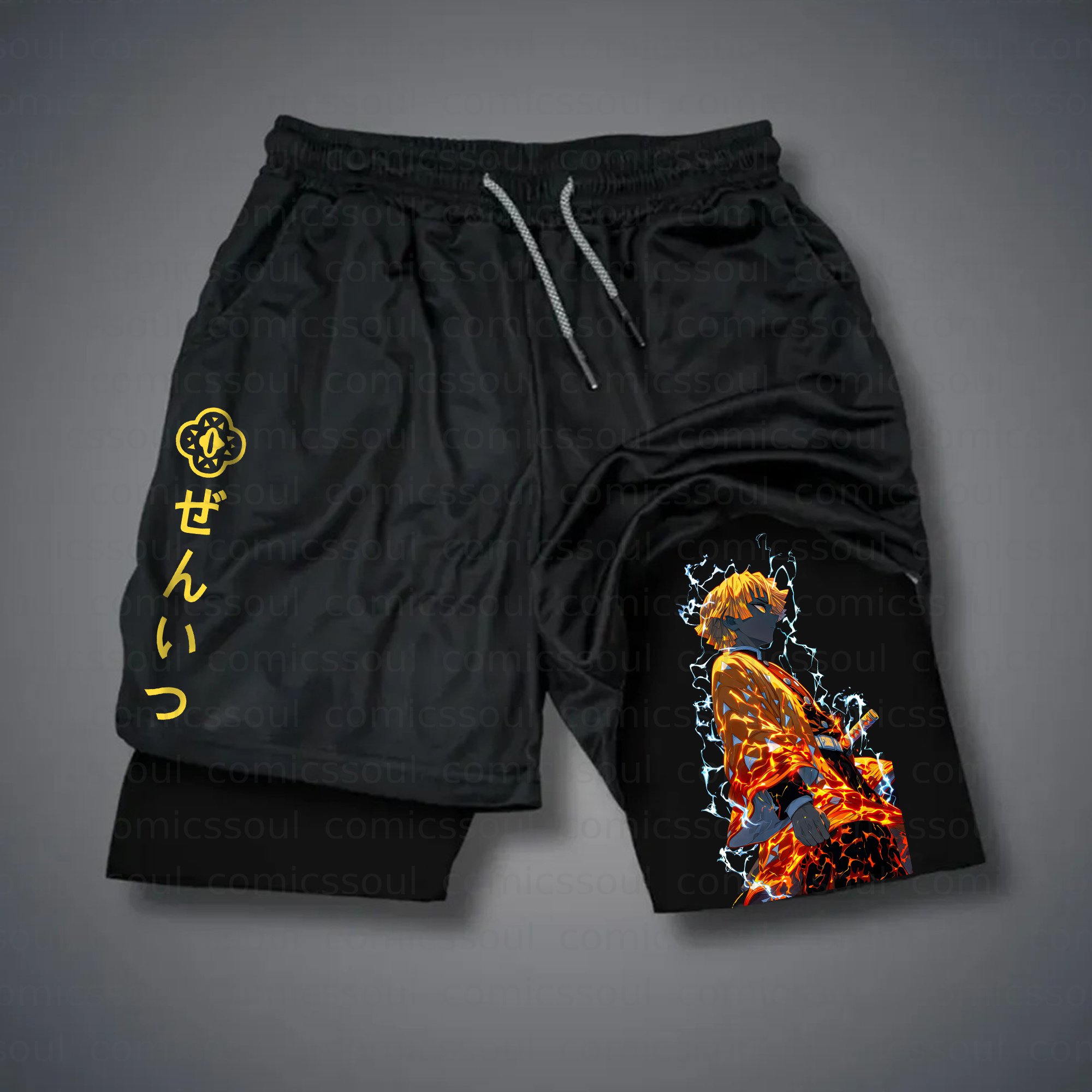 Unisex Casual Anime Streetwear Shorts 丨Comicssoul