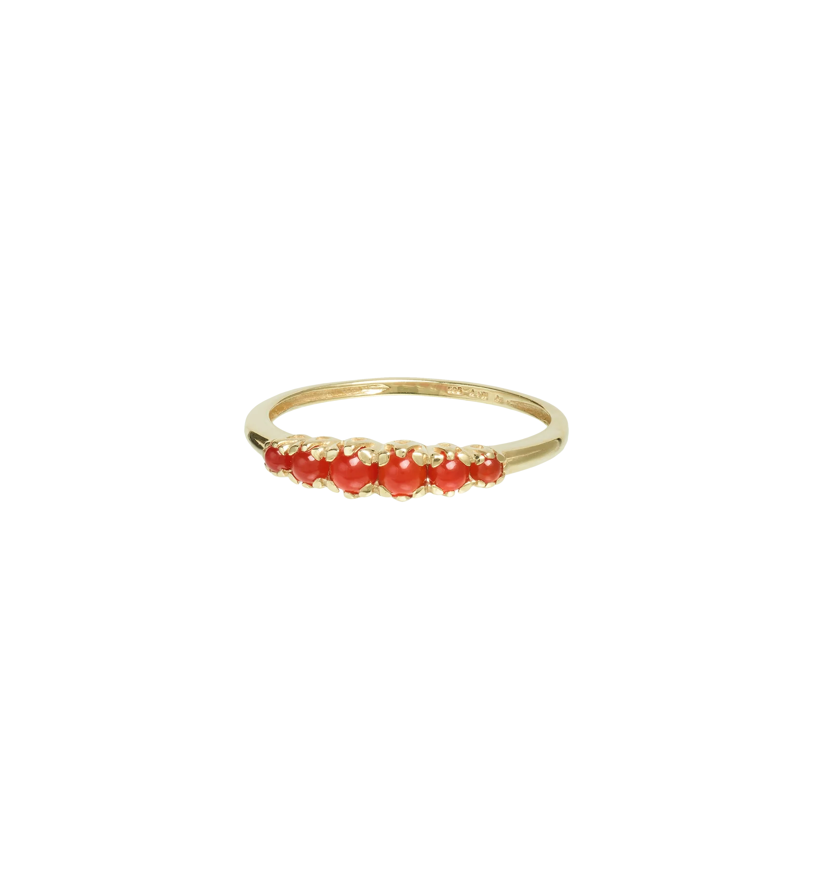 Anna Ring Carnelian 9K