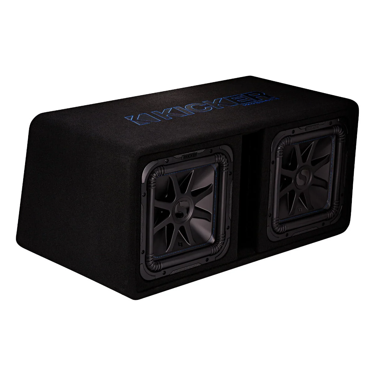 Kicker 44DL7S122 Dual 12" L7S 2 - Ohm Loaded Vented Subwoofer Enclosure