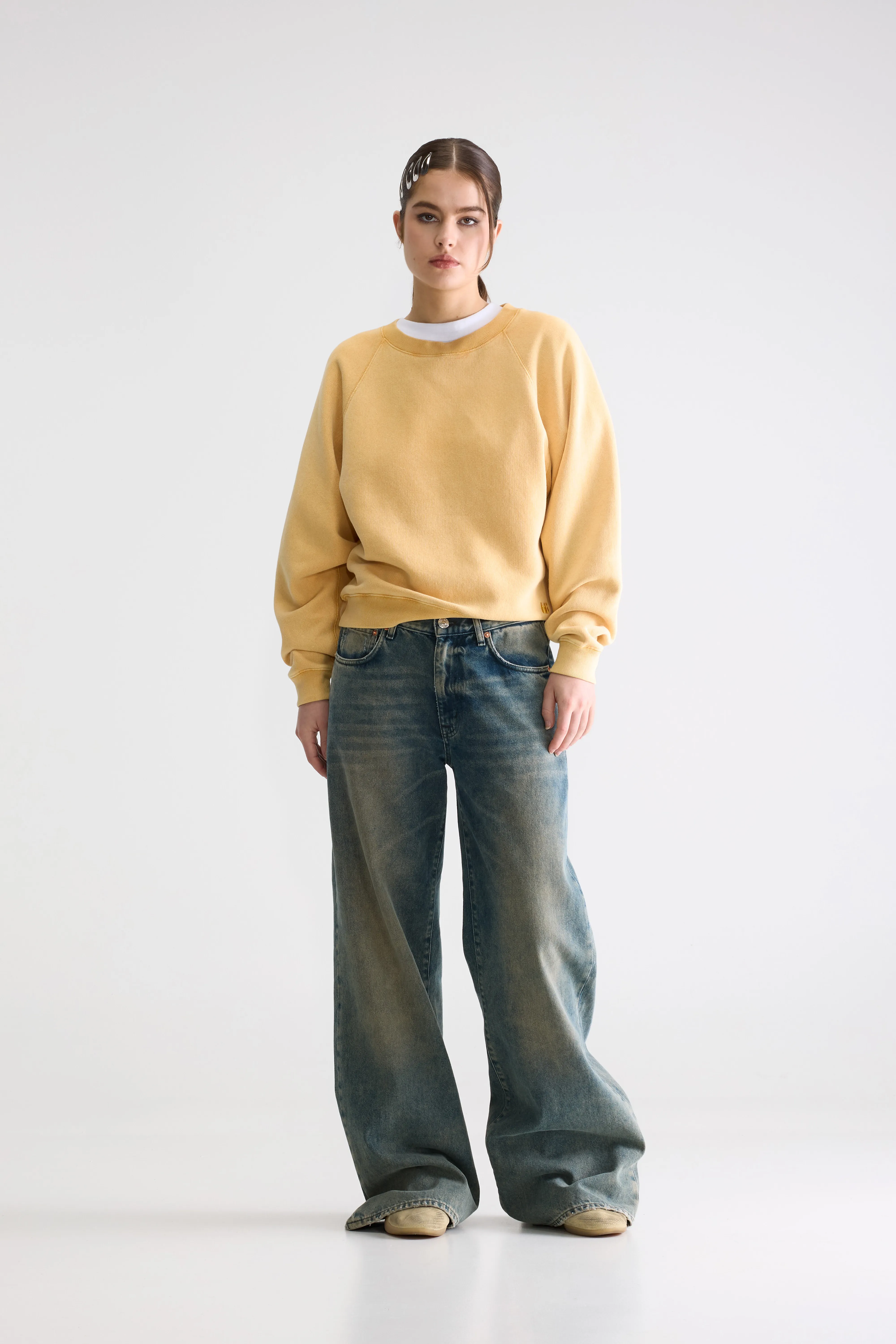 Bellerose Fella relaxed sweatshirt (261 / W / SUNLIGHT)