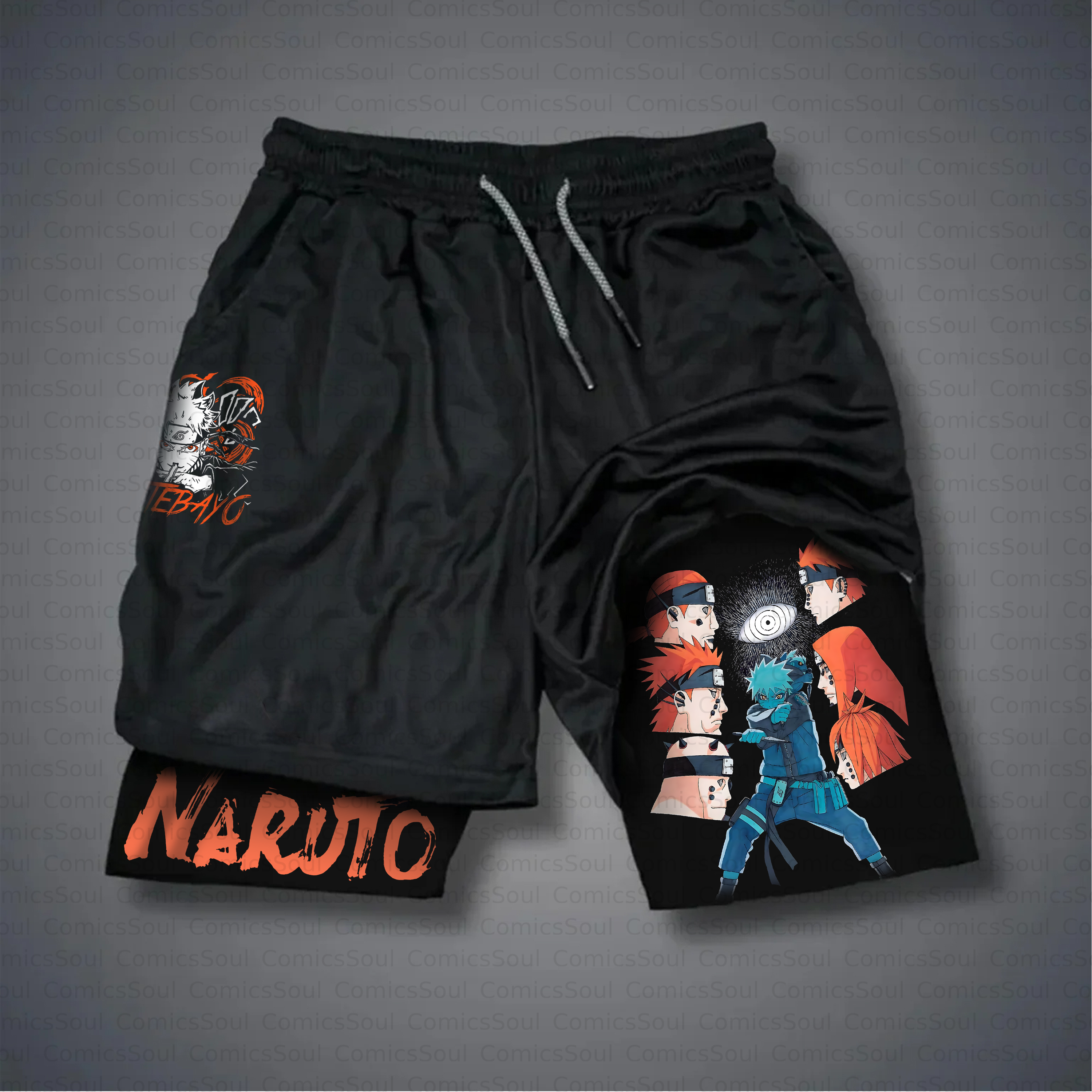 Unisex Casual Anime Style Shorts