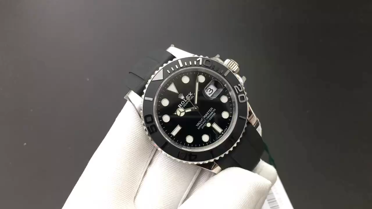 Rolex Yacht-Master 226659 White Gold Black Dial 42mm Mens Replica Watch