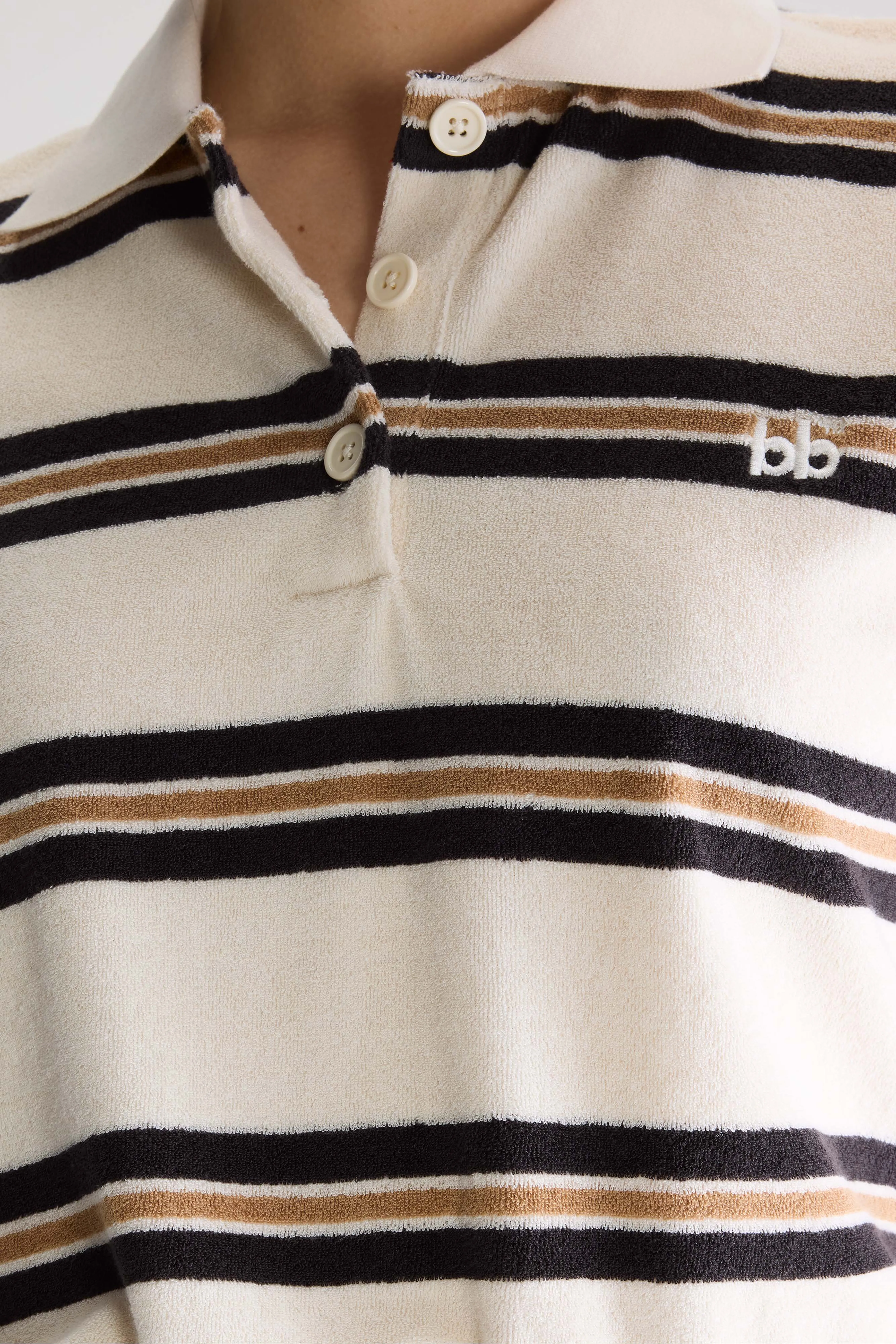 Bellerose Crixus terry polo (261 / W / STRIPE B)