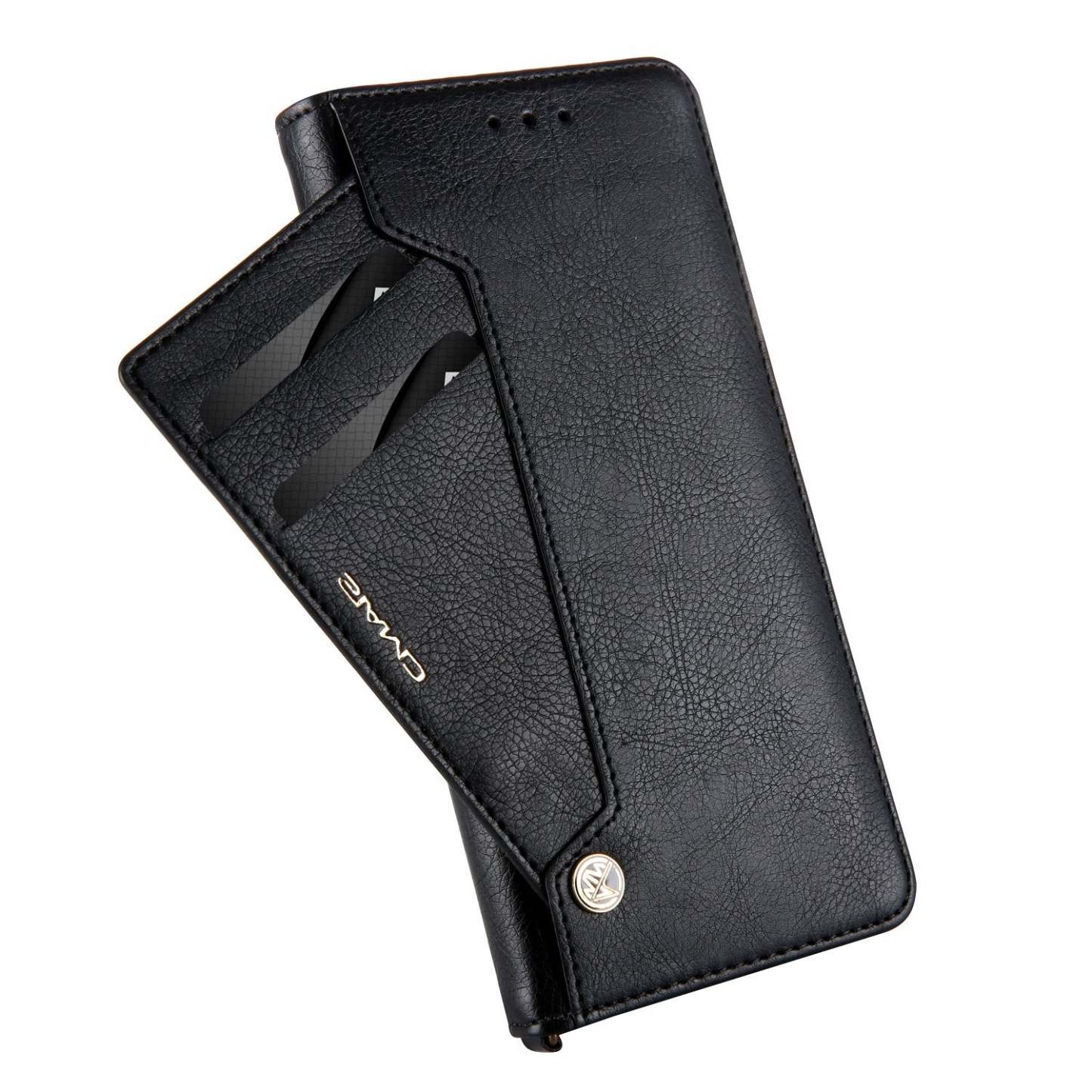 Luxury Original Leather Multi-card Slot Wallet Flip Case For Samsung