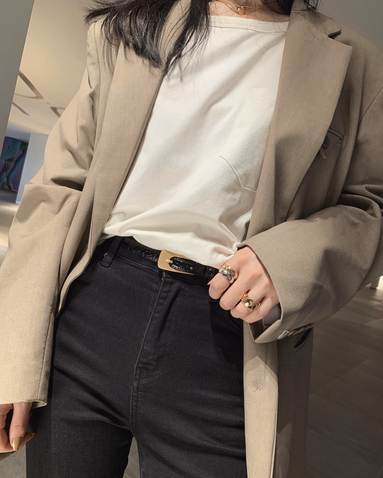 Chanel No Diamond Wide Coco Crush Ring - Original Replica Club