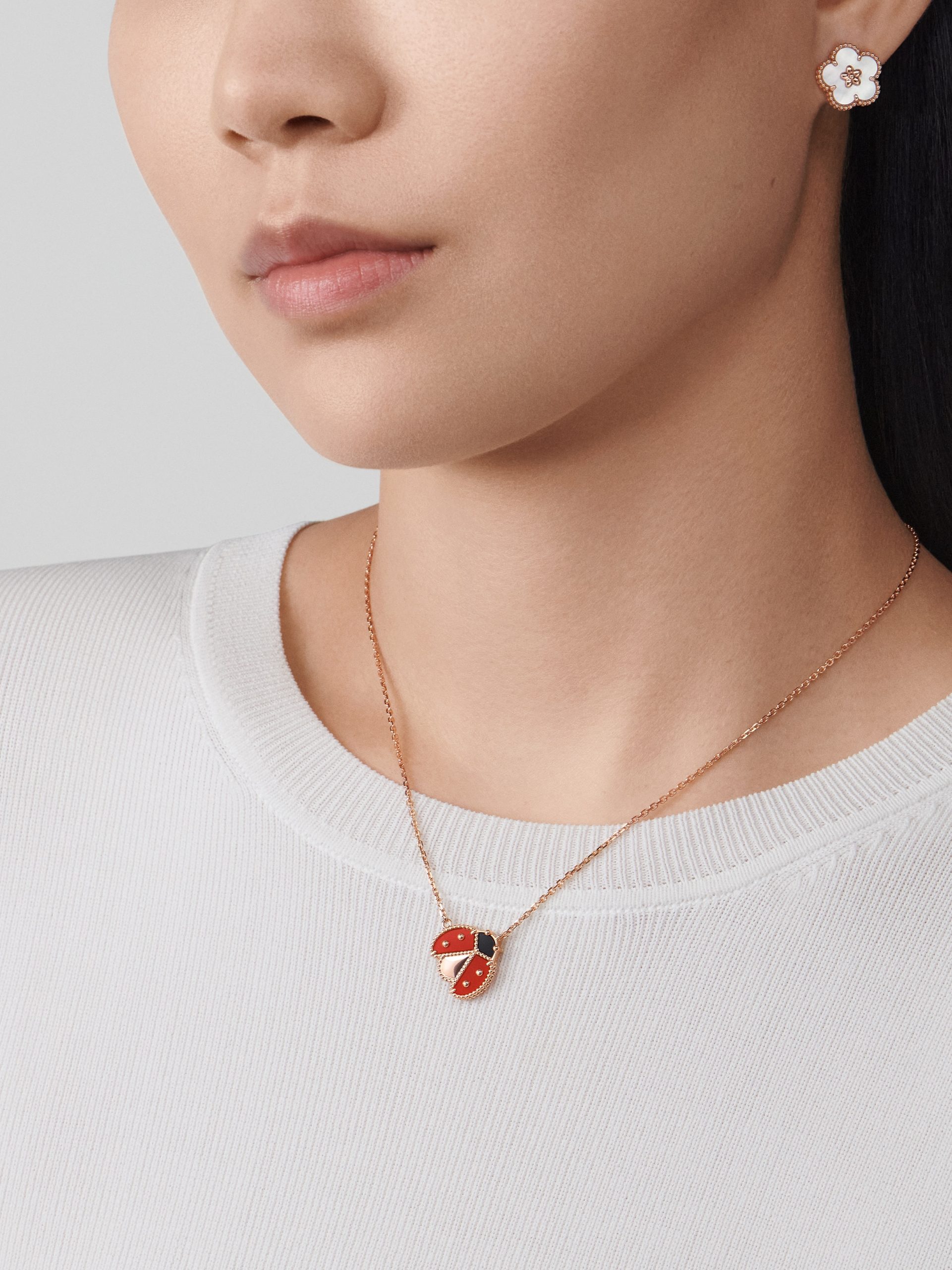 Replicate Lucky Spring pendant, open wings ladybug(1:1 replica) - Original Replica Club