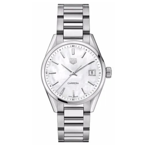 TAG Heuer Carrera Women Quartz White Stainless Steel Watch WBK1311.BA0652