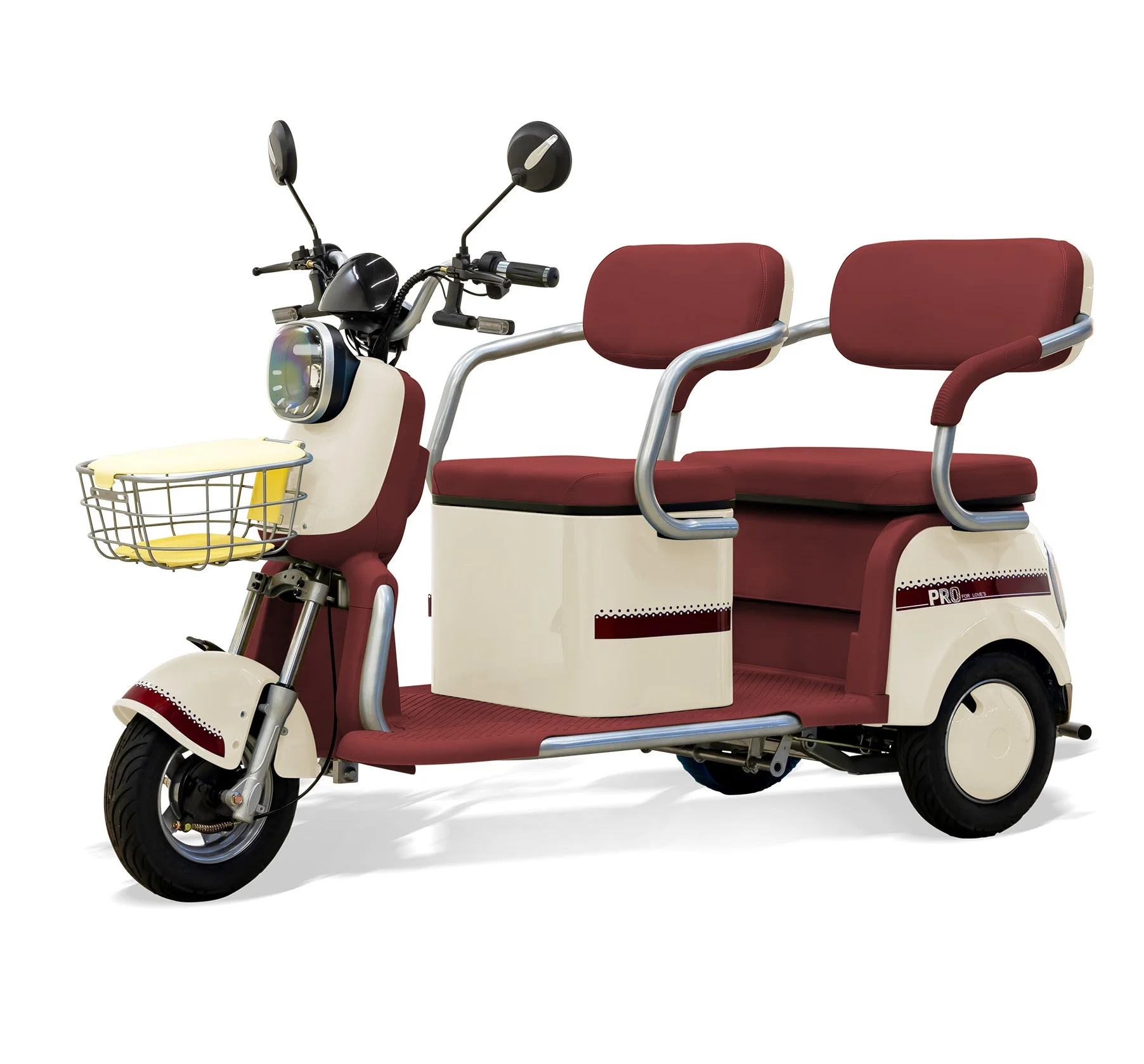 Massimo MGC E-Trike 3-Wheel Electric Cart – 17 MPH, 2-Seater Adult Scooter – Blue - Image 30