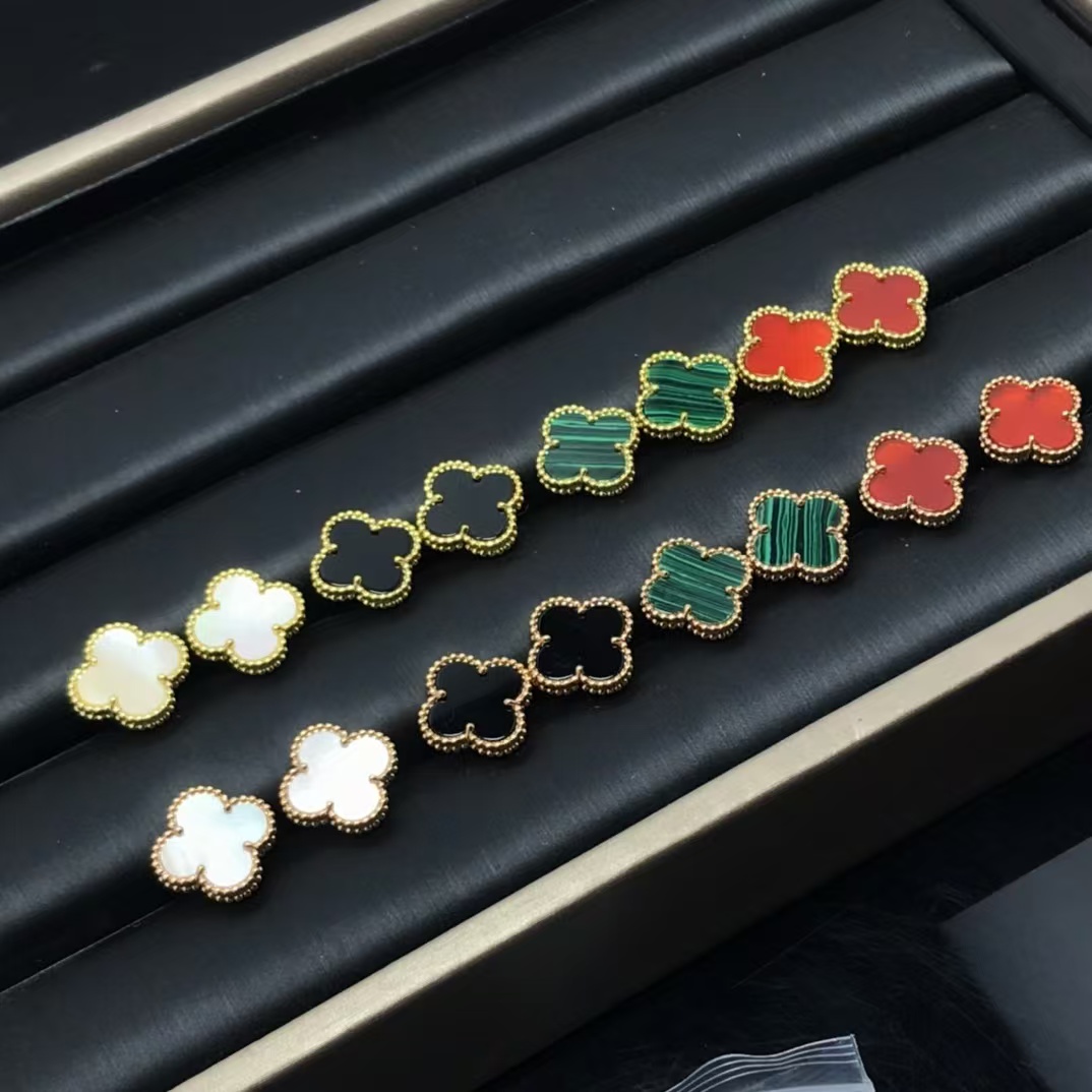 VCA Vintage Alhambra Earrings - Big - Original Replica Club