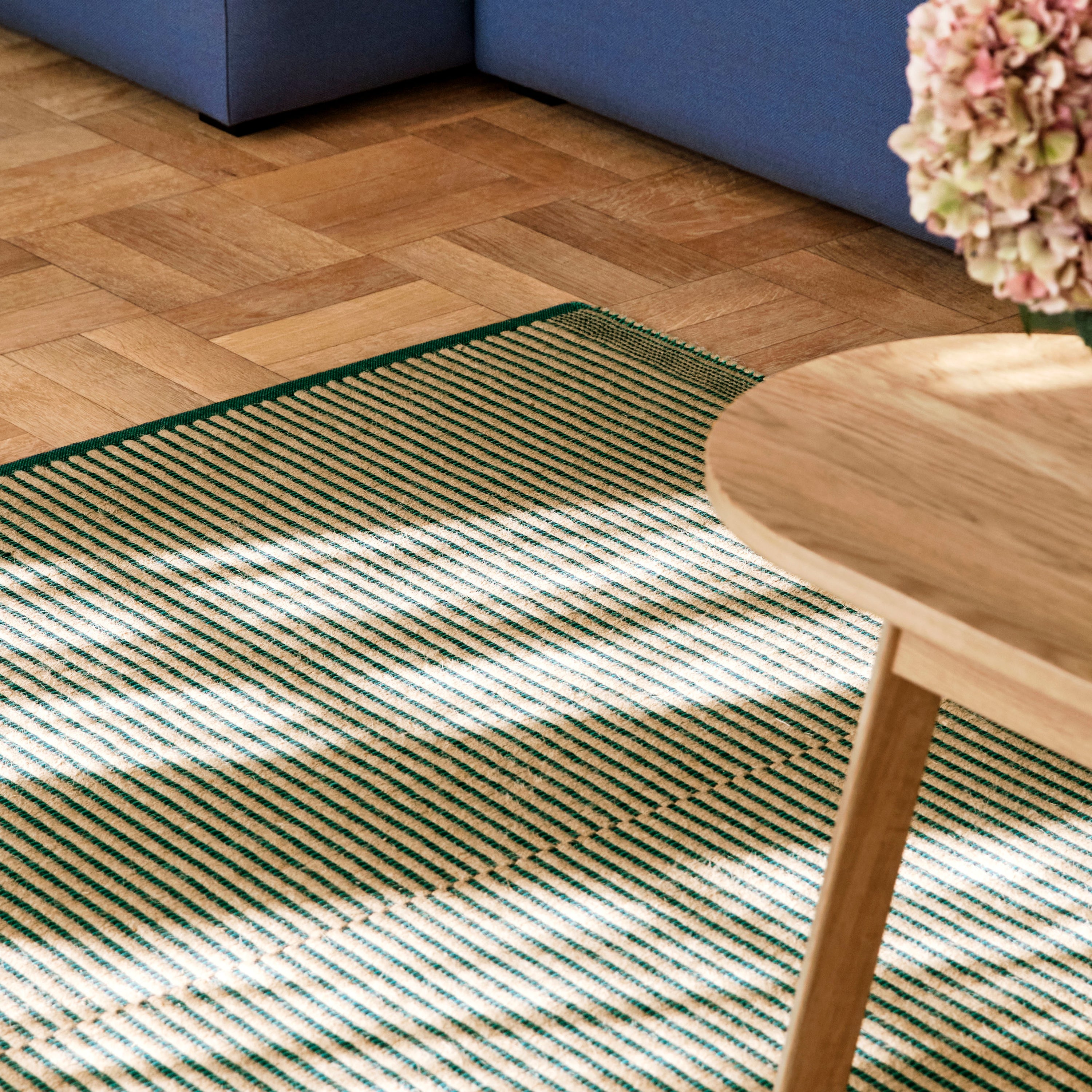 HAY Tapis Vloerkleed 140 x 200 cm - Black / Green