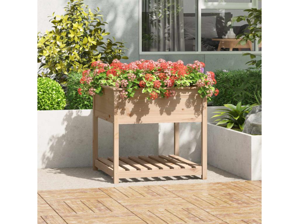 Con Decoratodo stante 82,5x82,5x81 cm Madera maciza de pino