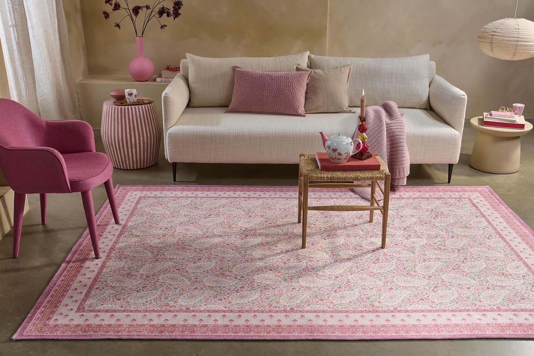 Carpet Kairi Bloom by Pip Light Pink