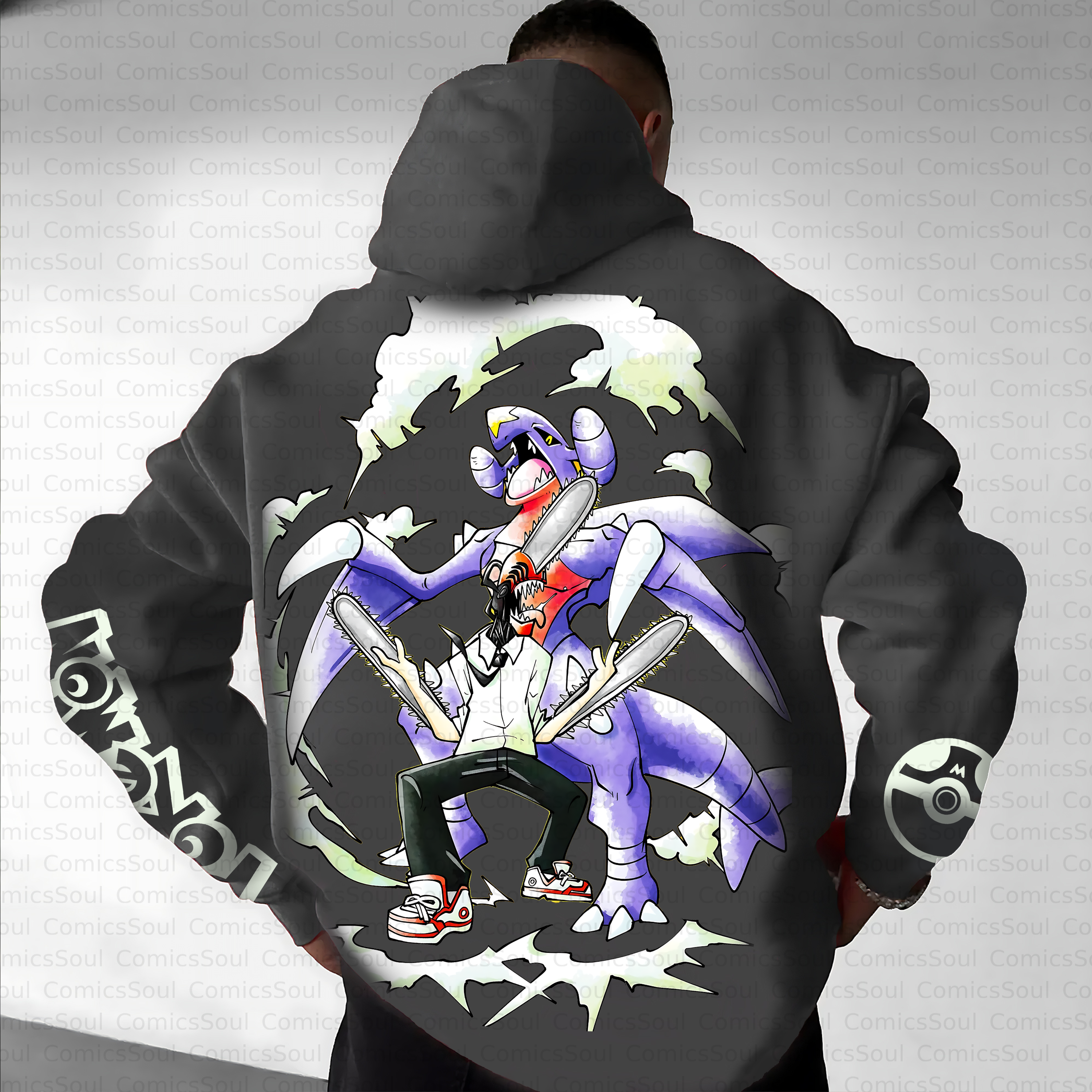Unisex Anime Inspired Vintage Plush Hoodie