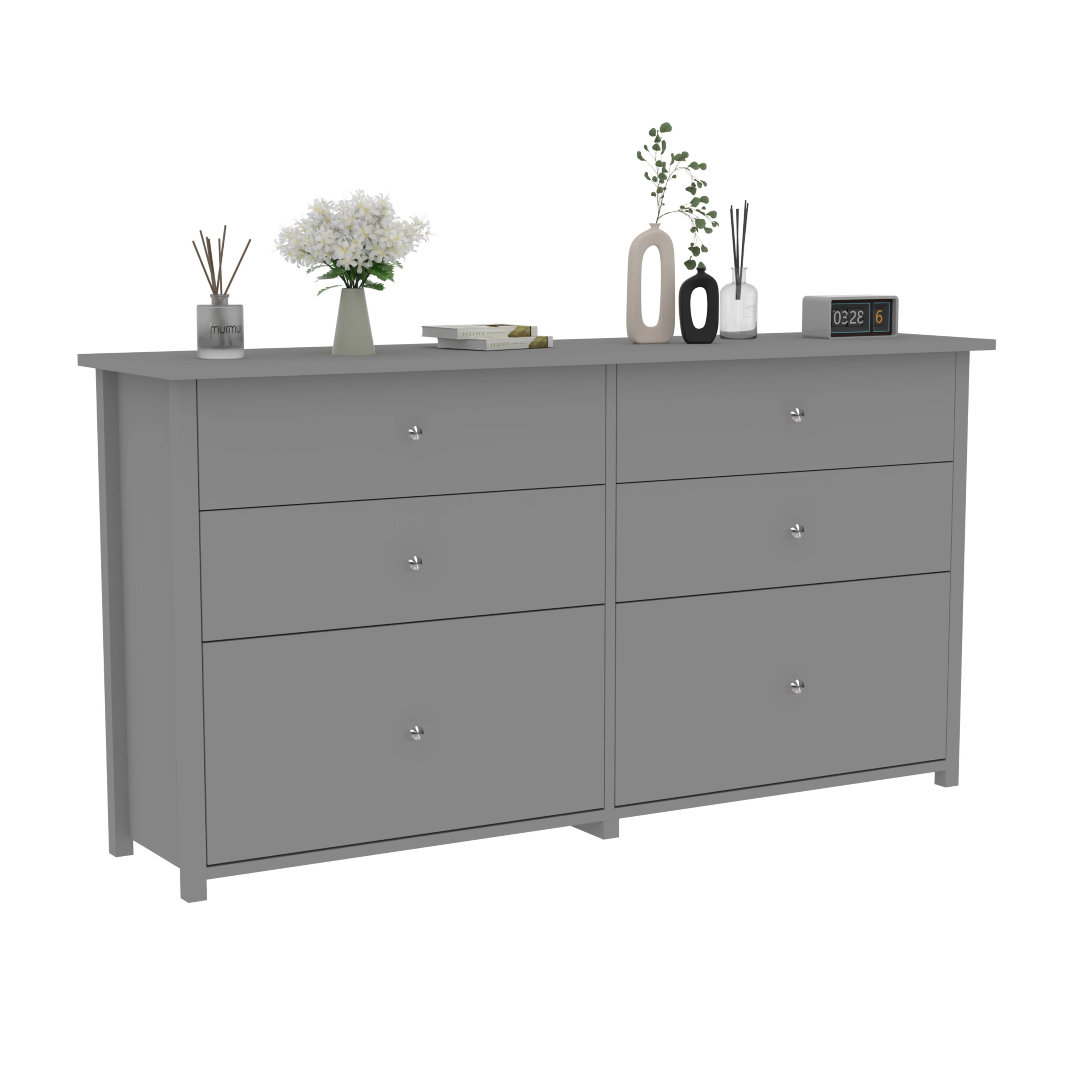 VEIKOUS Oversized 5-Drawer Dresser Chest, Large Storage Dresser for Bedroom Storage, Oak - Image 47