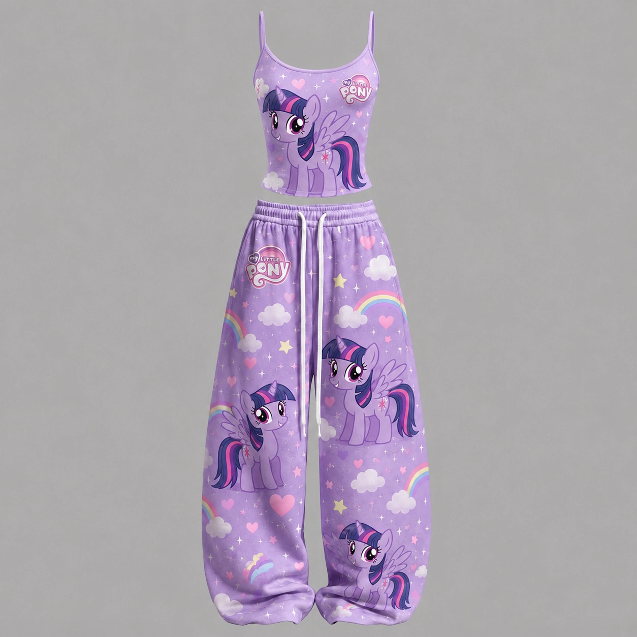 My Little Pony Top & Elasticated Trousers Two-Piece Set TeeThreads Sustain the Scene with Custom Apparel