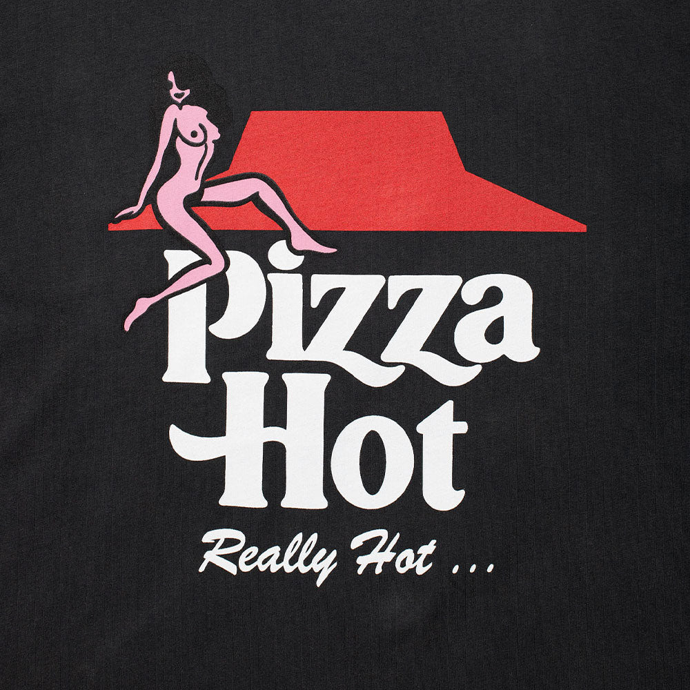Carne Bollente - T-shirt Pizza Hot - Noir